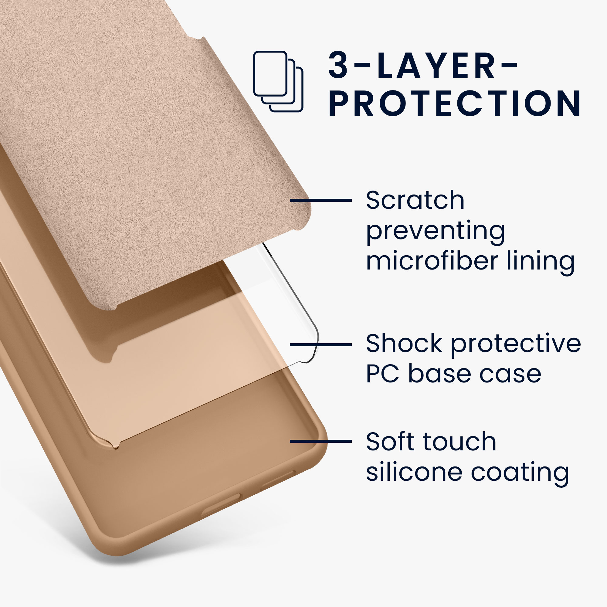 Kryt na mobil Samsung Galaxy A56 5G kwmobile TPU Cappuccino