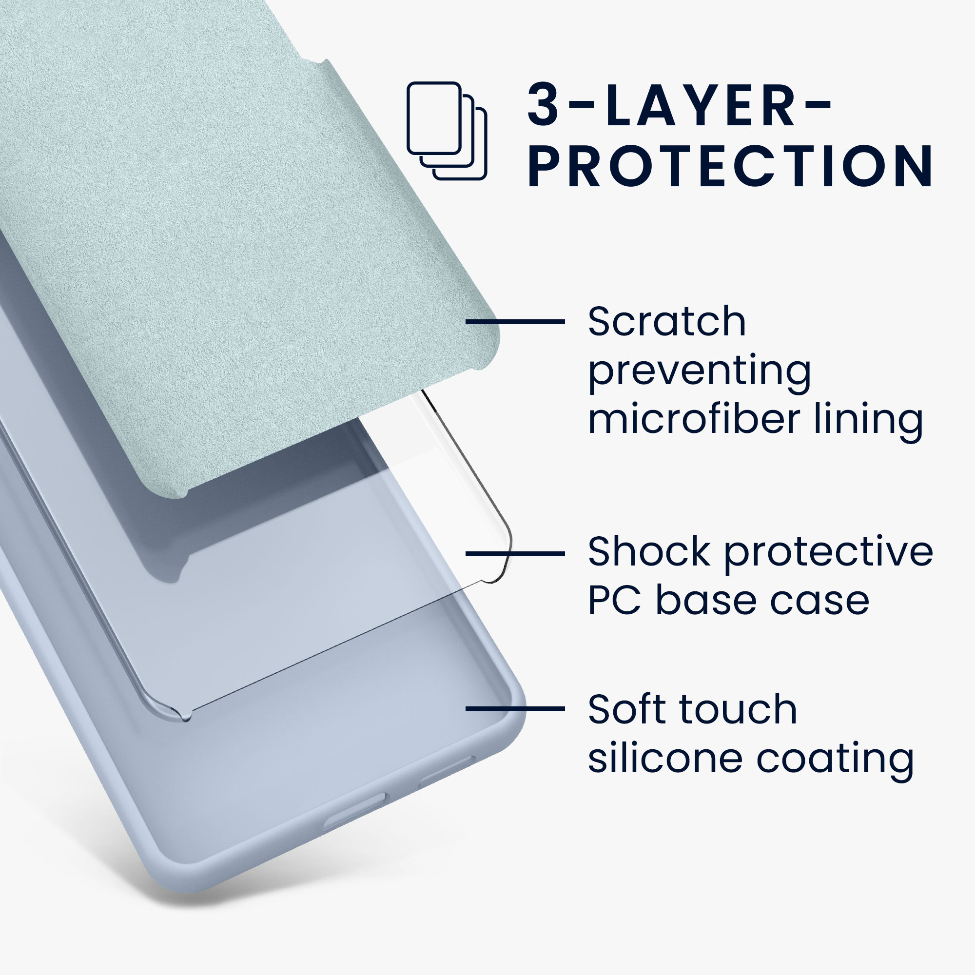 Kryt na mobil Samsung Galaxy A56 5G kwmobile TPU Light Blue Matte