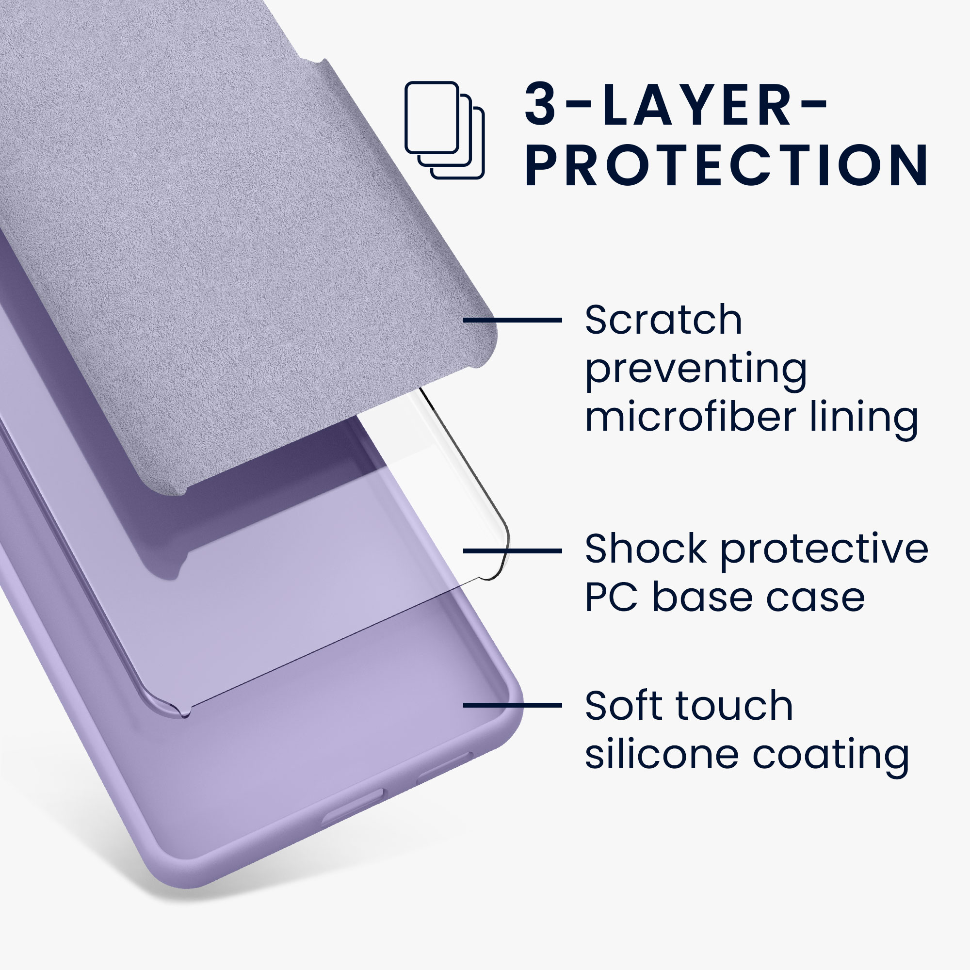 Kryt na mobil Samsung Galaxy A26 5G kwmobile TPU Levandulová