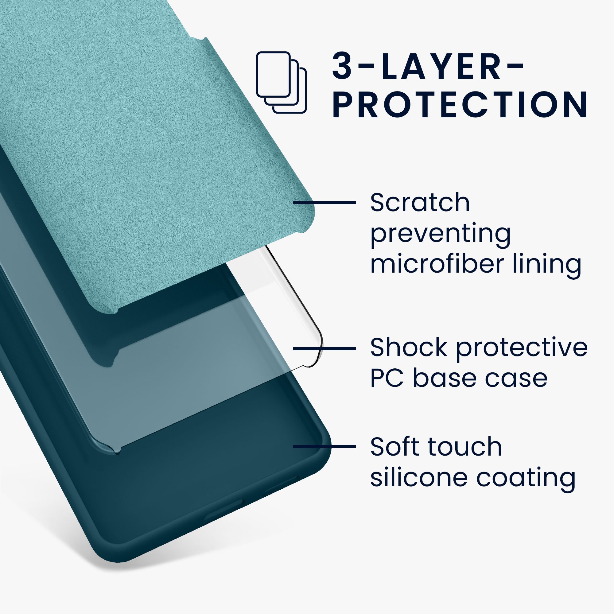Kryt na mobil Samsung Galaxy A36 5G kwmobile TPU Matná petrolejová