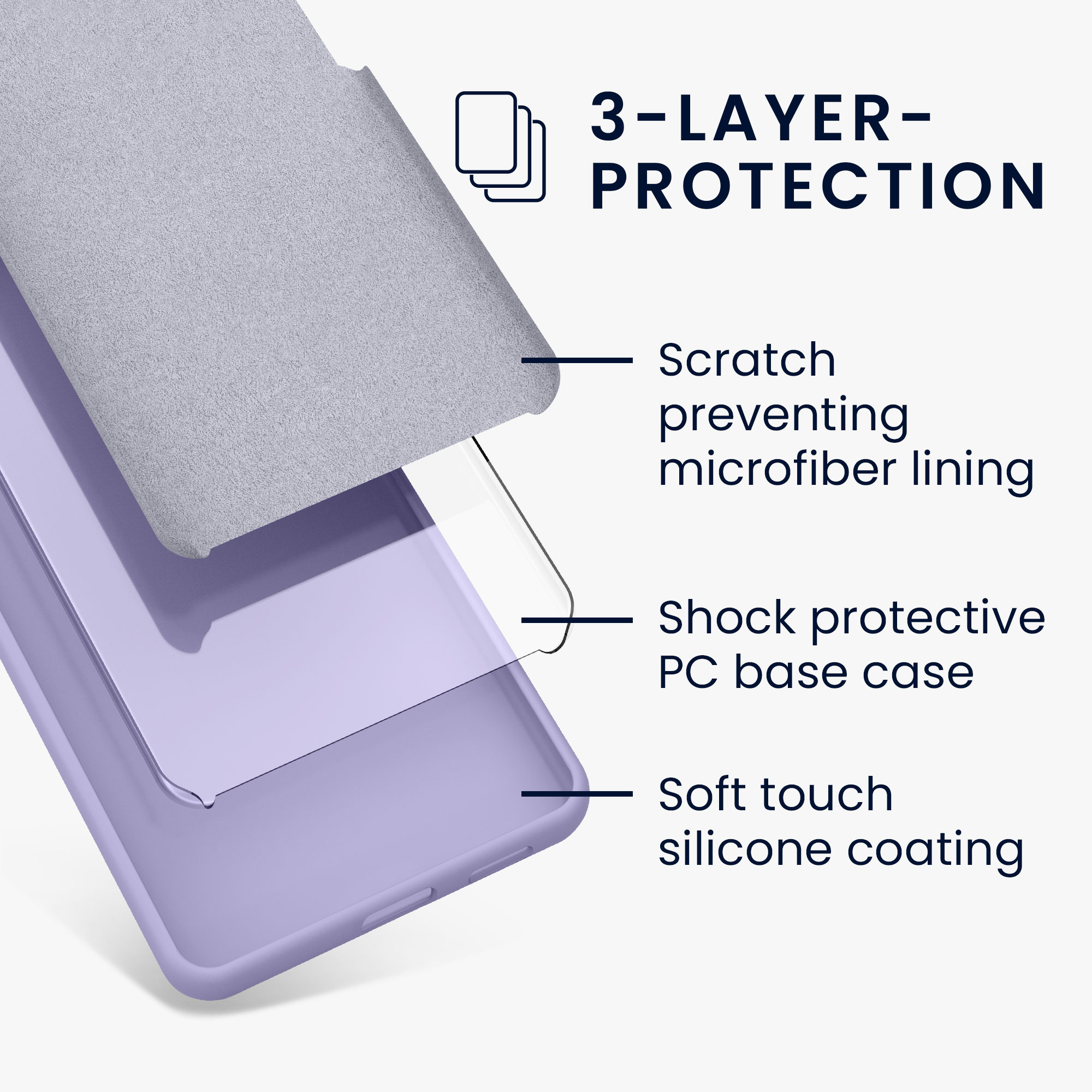 Kryt na mobil Samsung Galaxy A36 5G kwmobile TPU Levandulová
