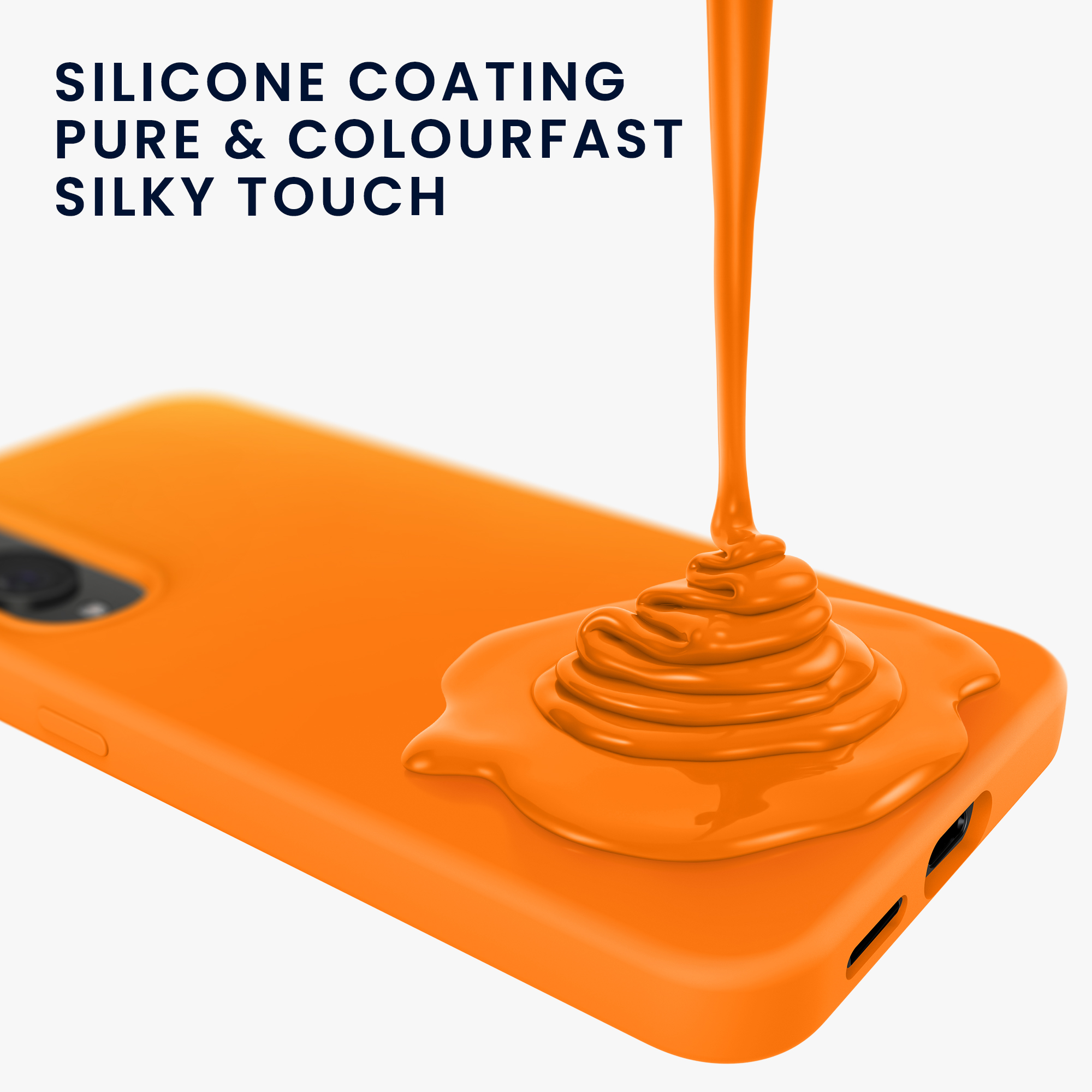 Kryt na mobil Samsung Galaxy S25 Edge kwmobile oranžová Fruity Orange