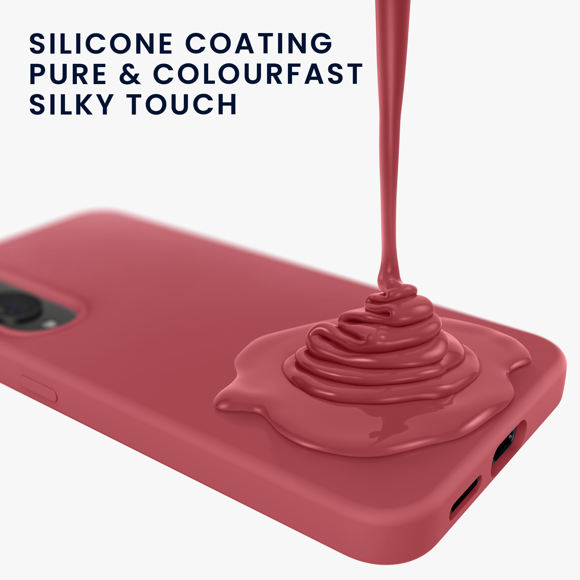 Kryt na mobil Samsung Galaxy S25 Edge kwmobile tmavě růžová Dark Rose