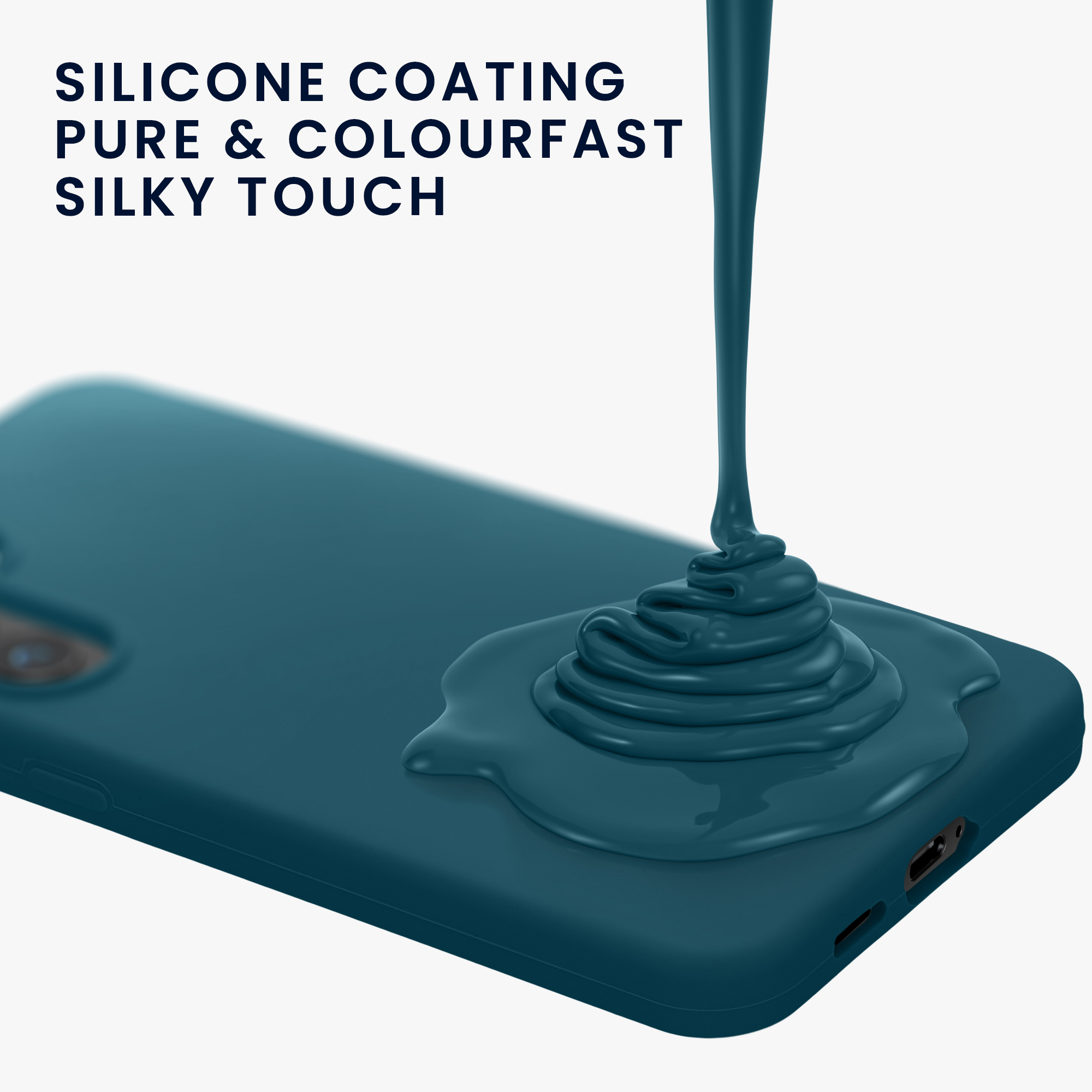 Kryt na mobil Samsung Galaxy S25 FE kwmobile matná petrolejová
