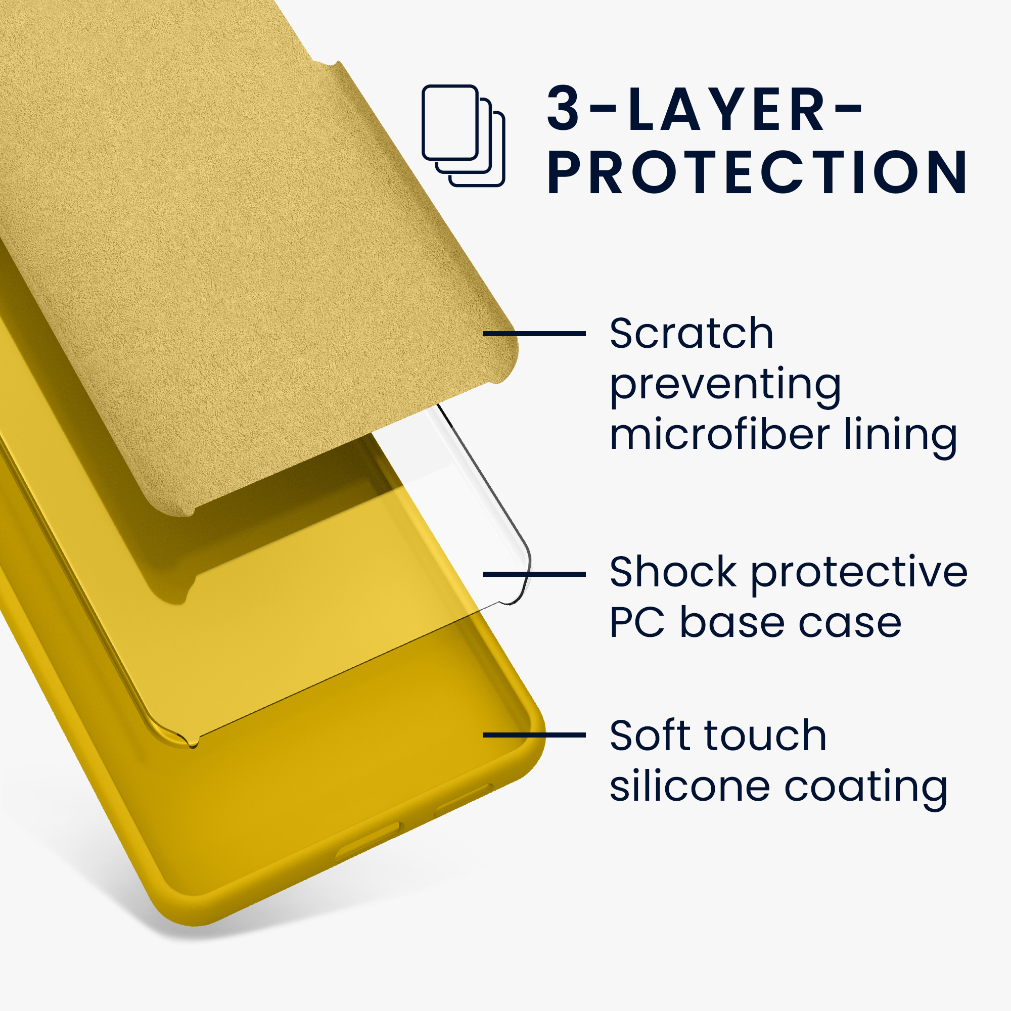 Kryt na mobil Samsung Galaxy A54 5G kwmobile TPU Zářivá žlutá