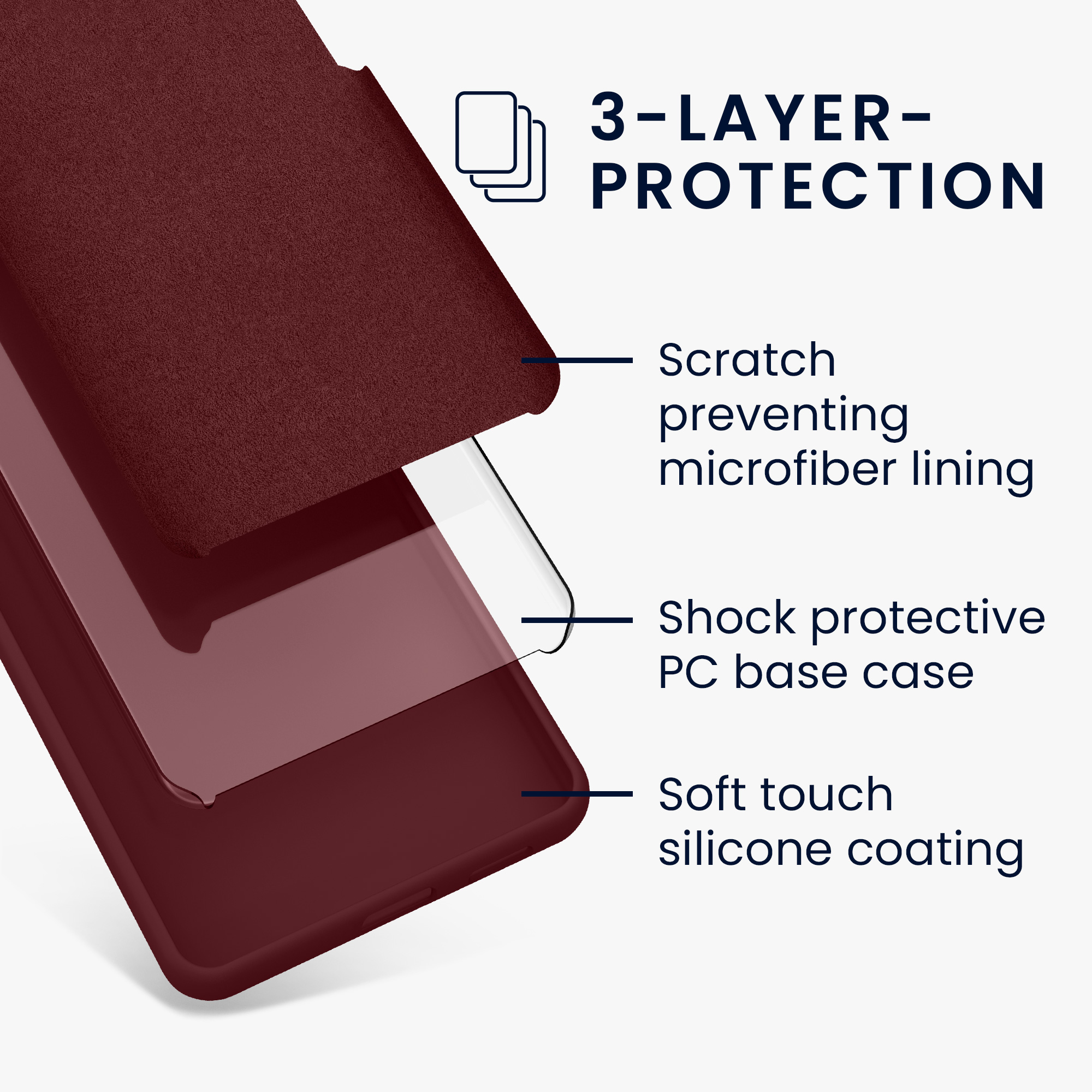 Kryt na mobil Samsung Galaxy A54 5G kwmobile TPU Bordeaux fialová