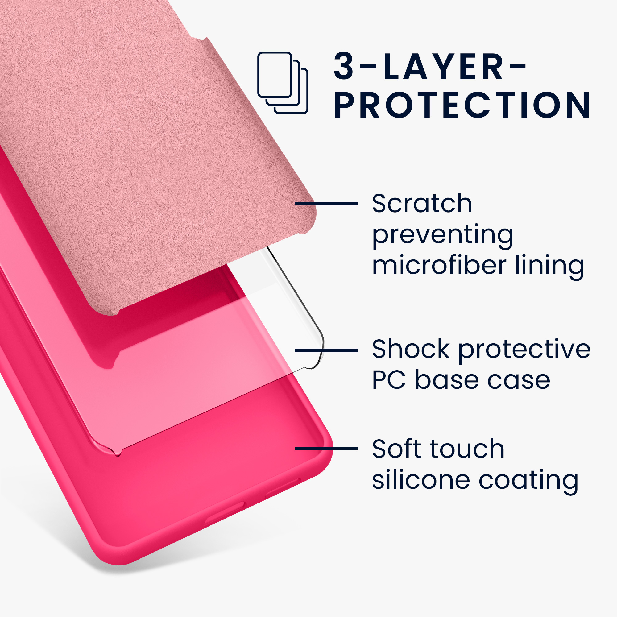 Kryt na mobil Samsung Galaxy A17 4G / 5G kwmobile TPU neonově růžový