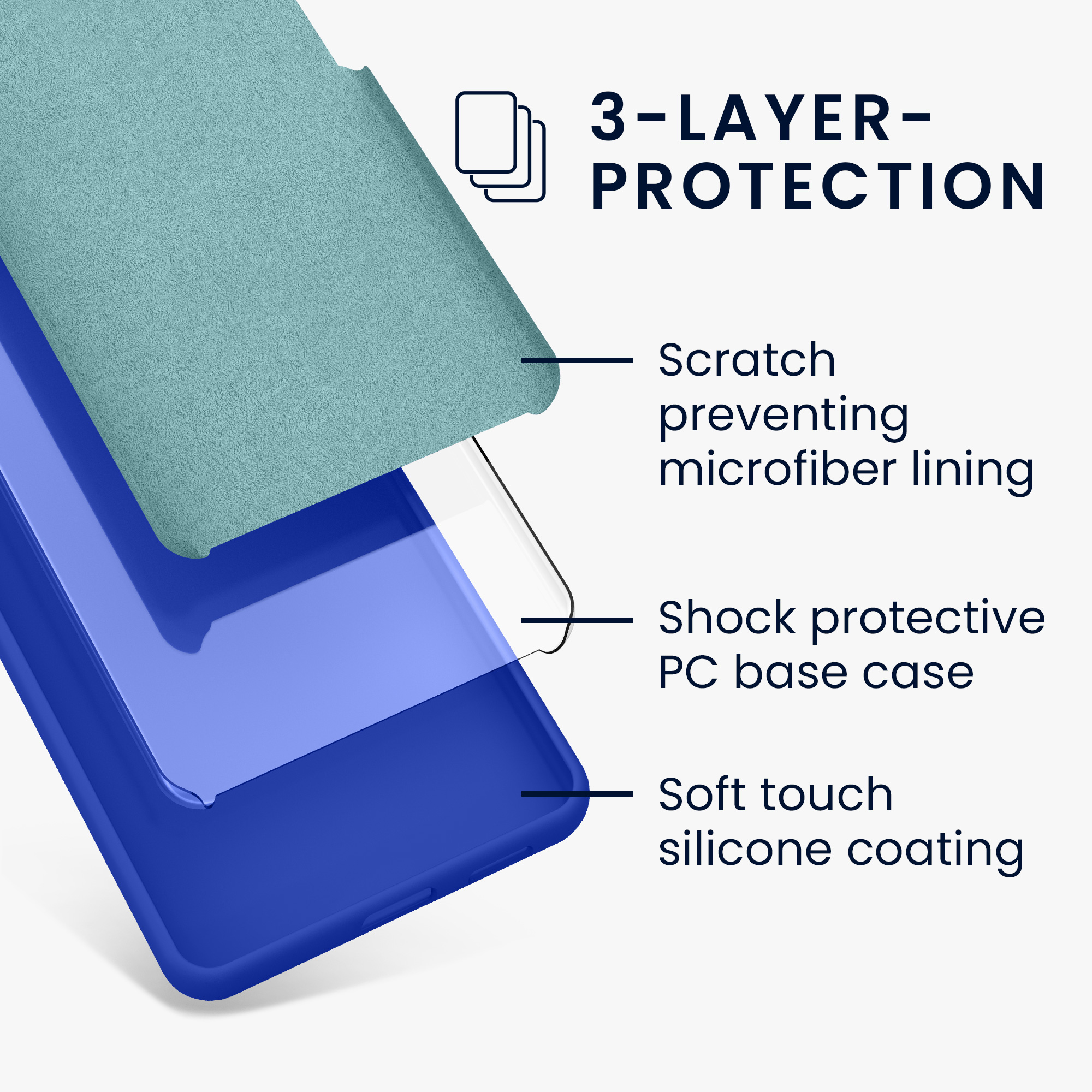 Kryt na mobil Samsung Galaxy A17 4G / 5G kwmobile TPU baltsky modrý