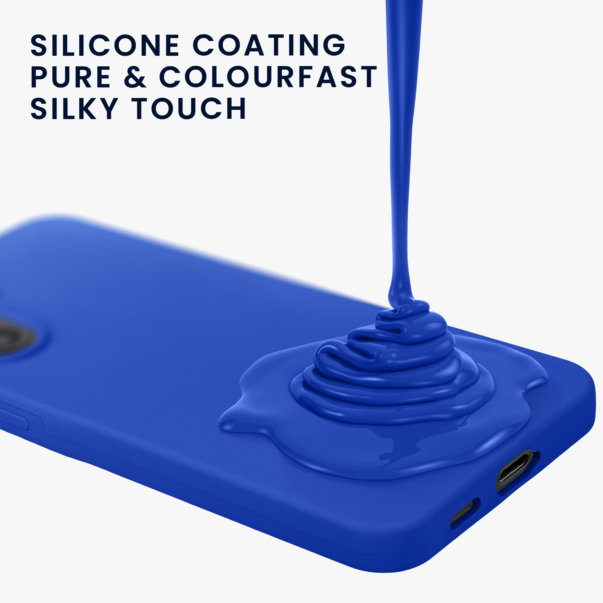 Kryt na mobil Samsung Galaxy A57 5G kwmobile TPU Baltická modrá