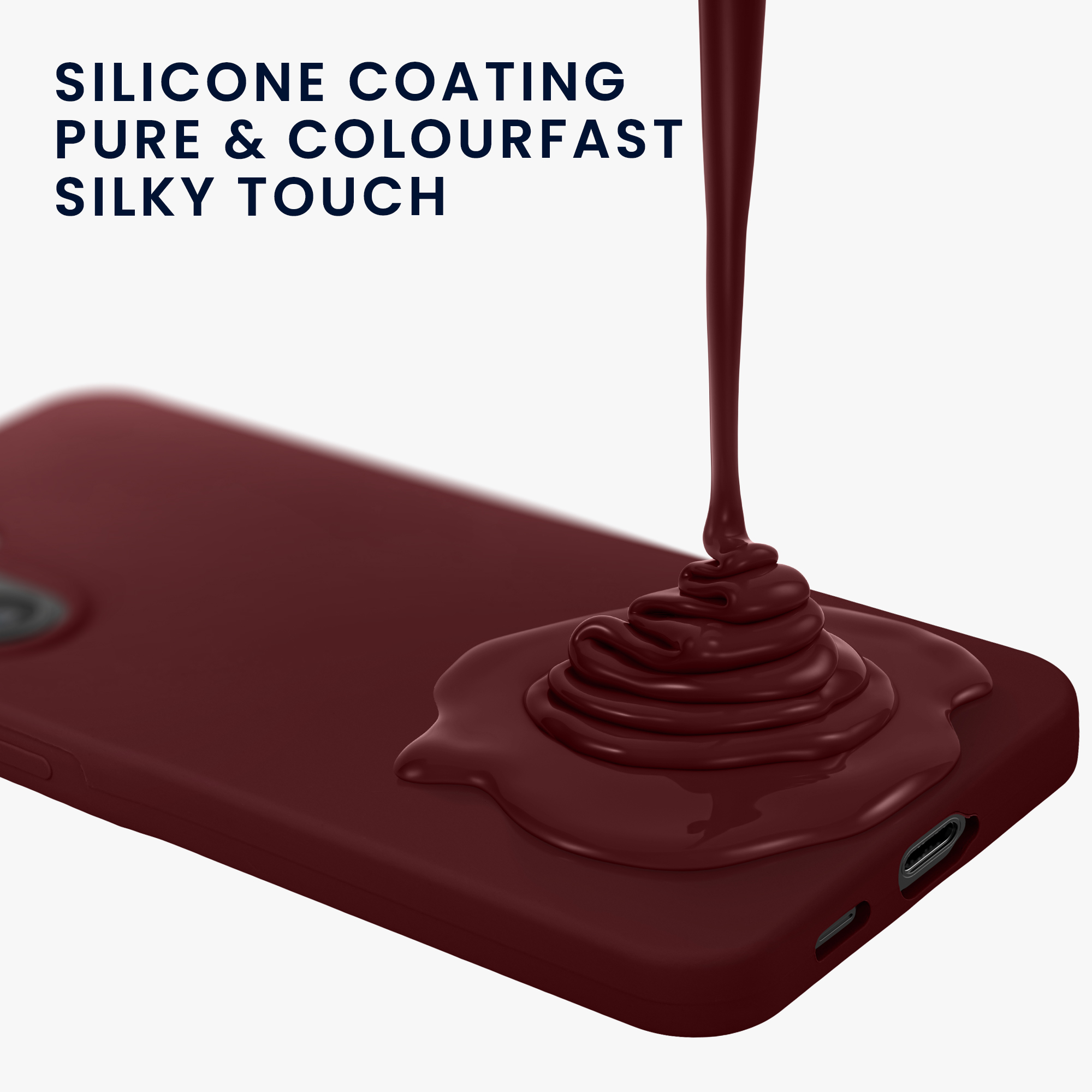 Kryt na mobil Samsung Galaxy A57 5G kwmobile TPU Bordeaux fialová