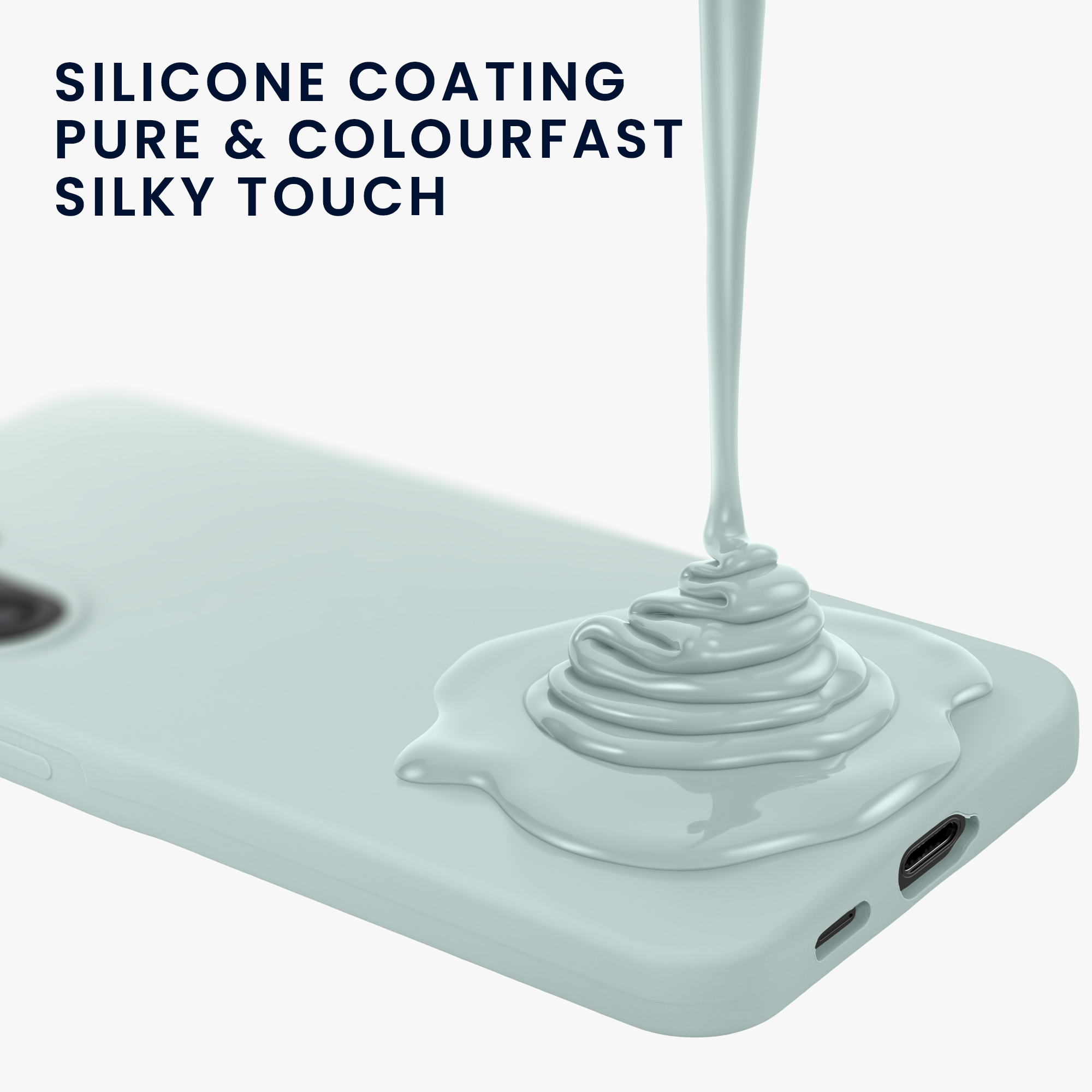 Kryt na mobil Samsung Galaxy A57 5G kwmobile TPU Chladná mátová