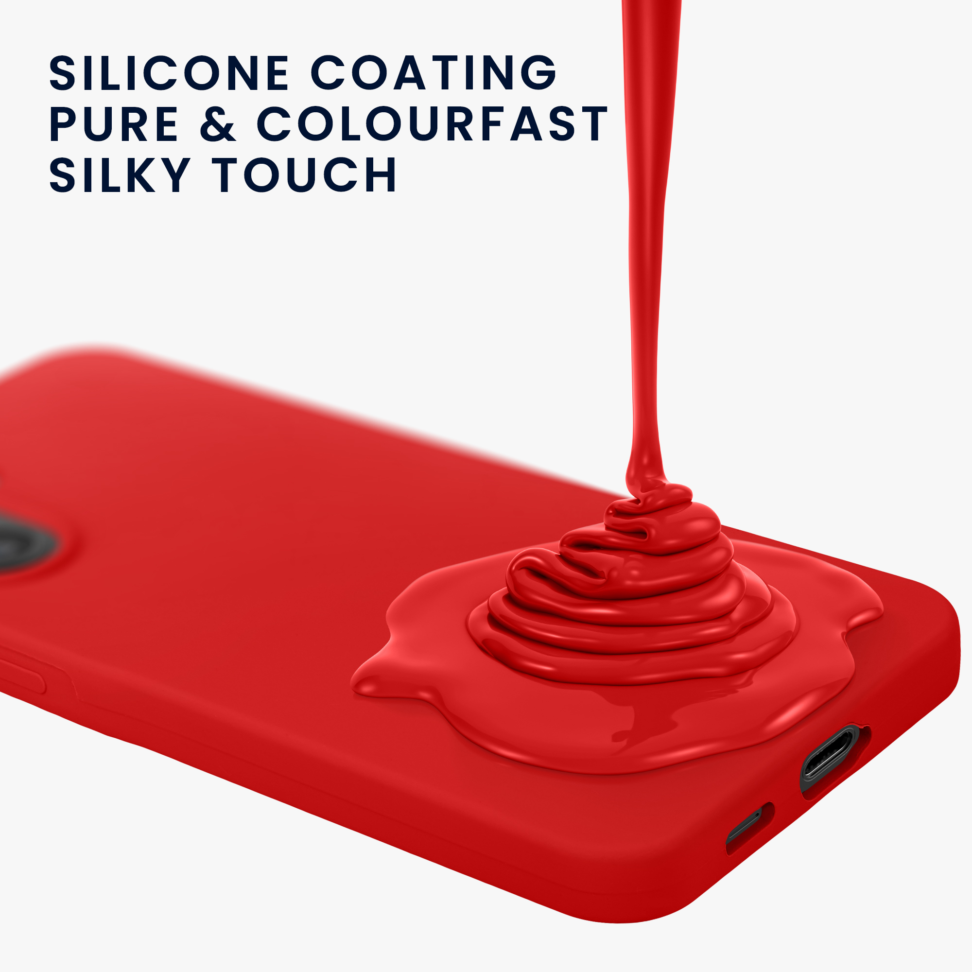 Kryt na mobil Samsung Galaxy A57 5G kwmobile TPU Klasická červená