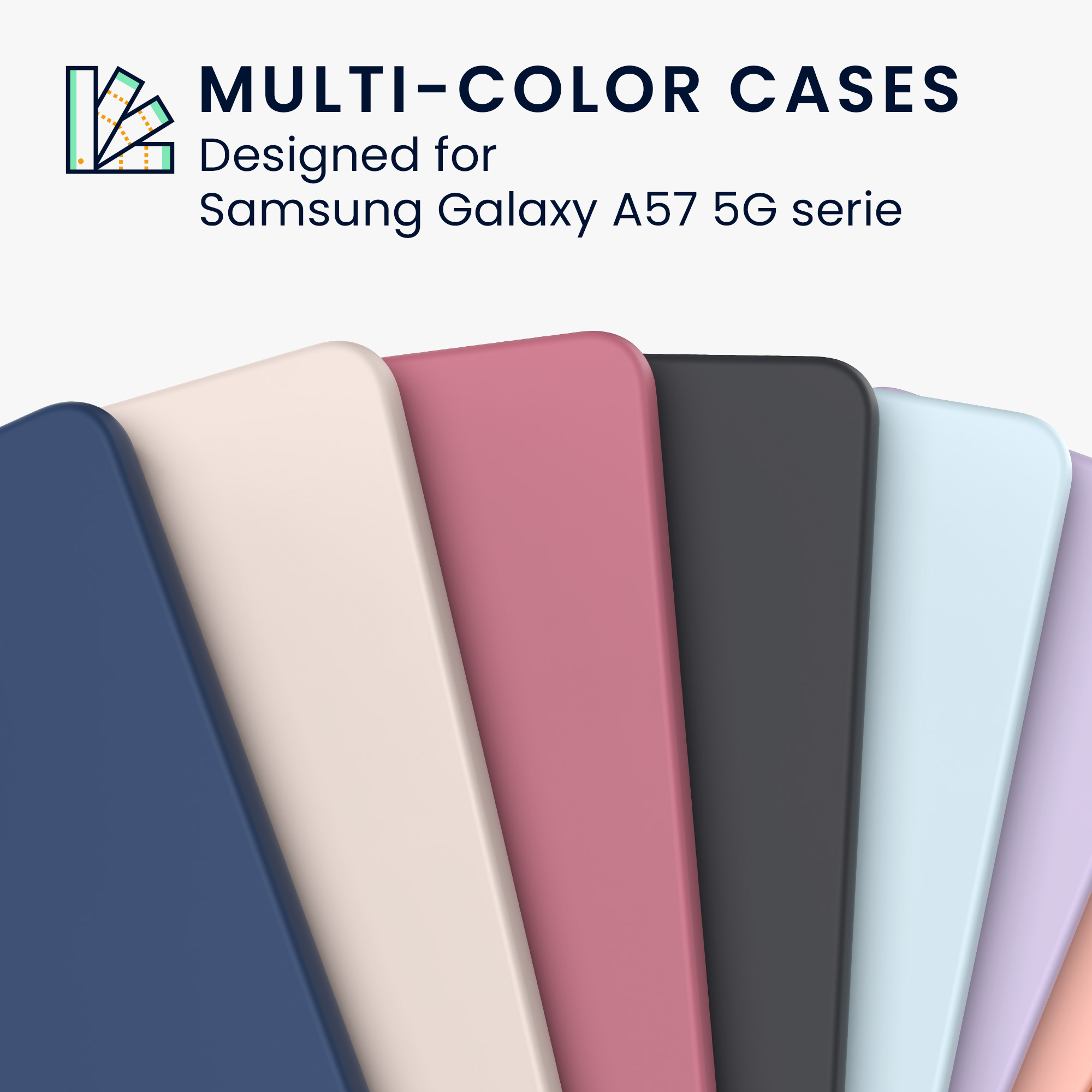 Kryt na mobil Samsung Galaxy A57 5G kwmobile TPU Ovocná oranžová