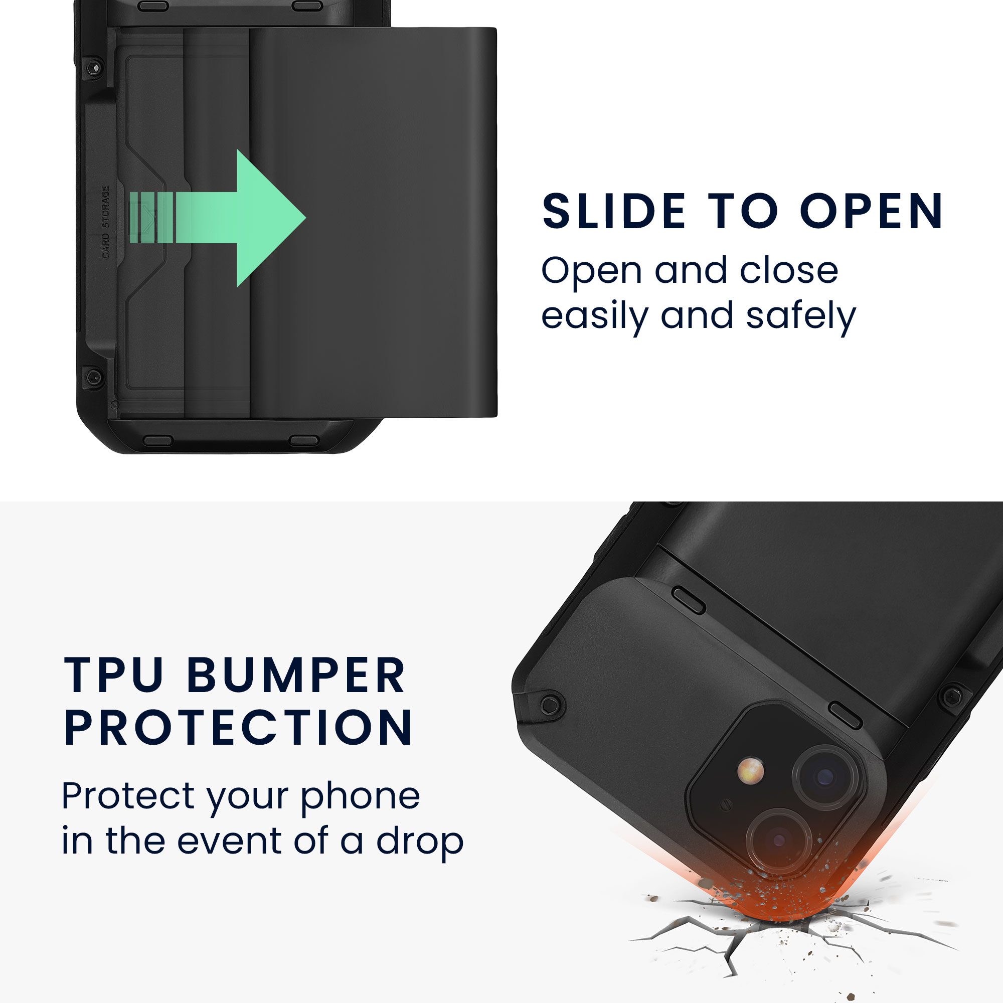 Kryt na mobil kwmobile iPhone 11 Case - karta, černá