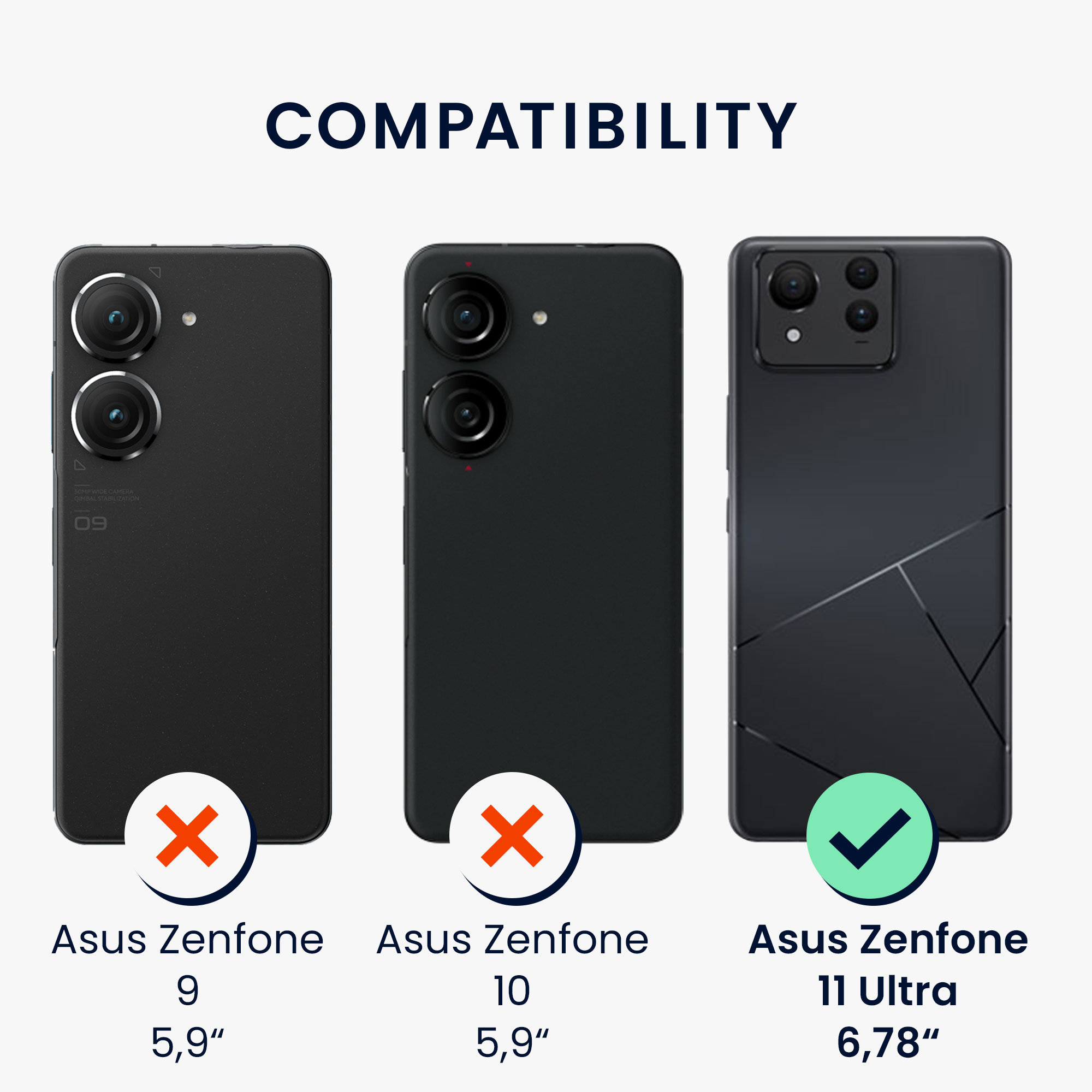 Kryt kwmobile pro ASUS Zenfone 11 Ultra - transparentní