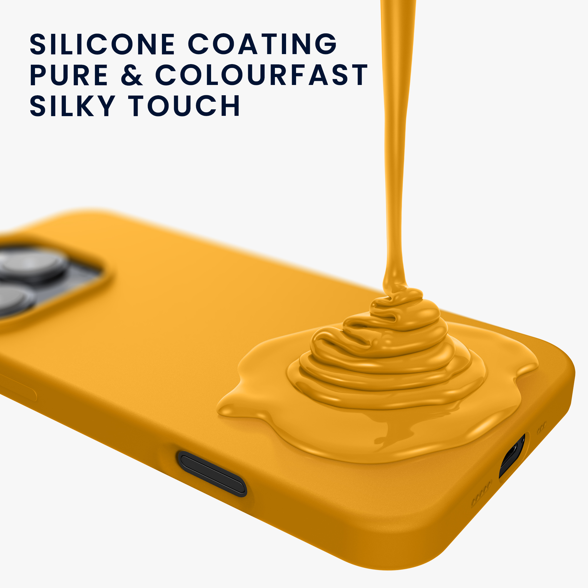 Silikonový kryt na mobil Apple iPhone 16 Pro kwmobile - Mango