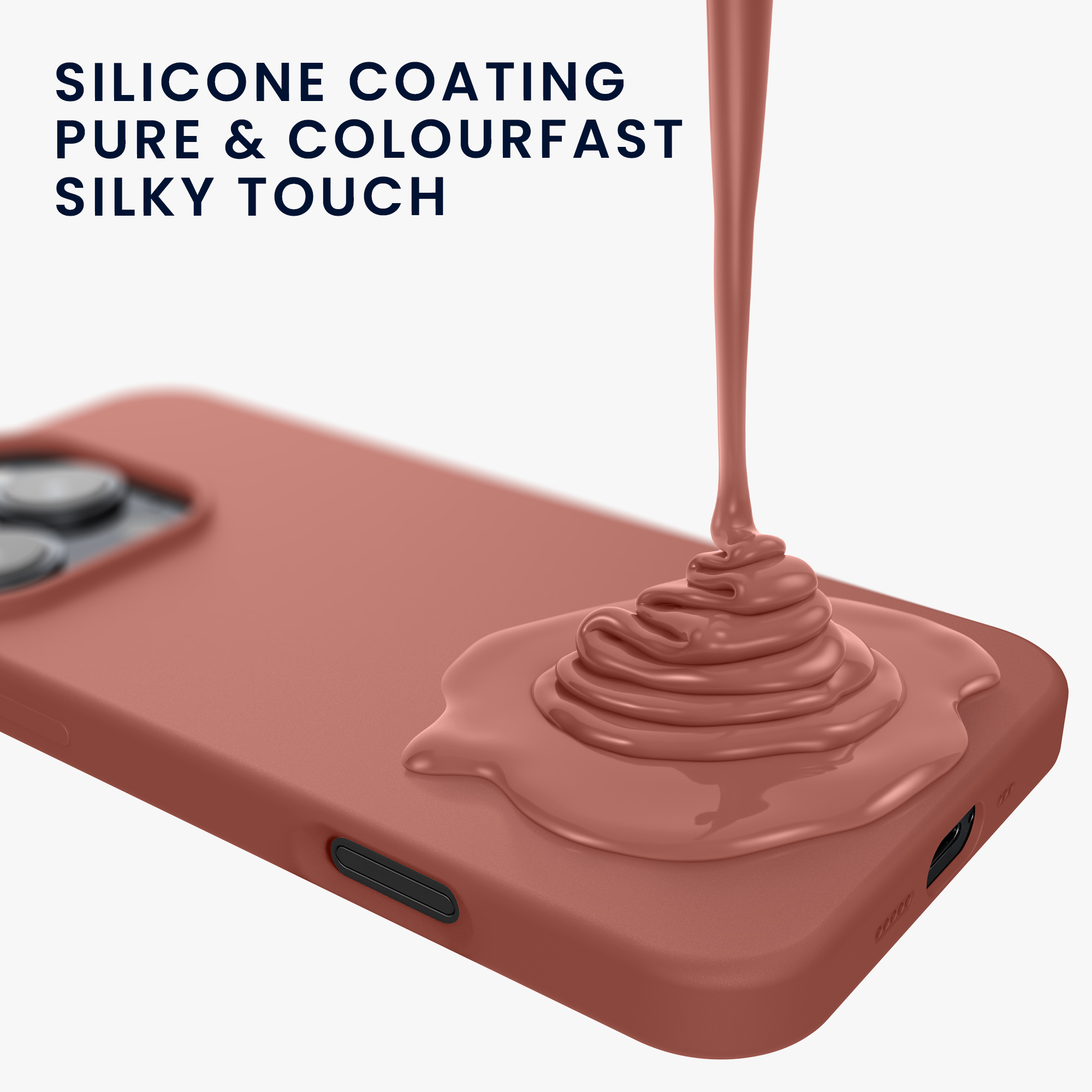 Silikonový kryt na mobil Apple iPhone 16 Pro kwmobile - Winter Rose