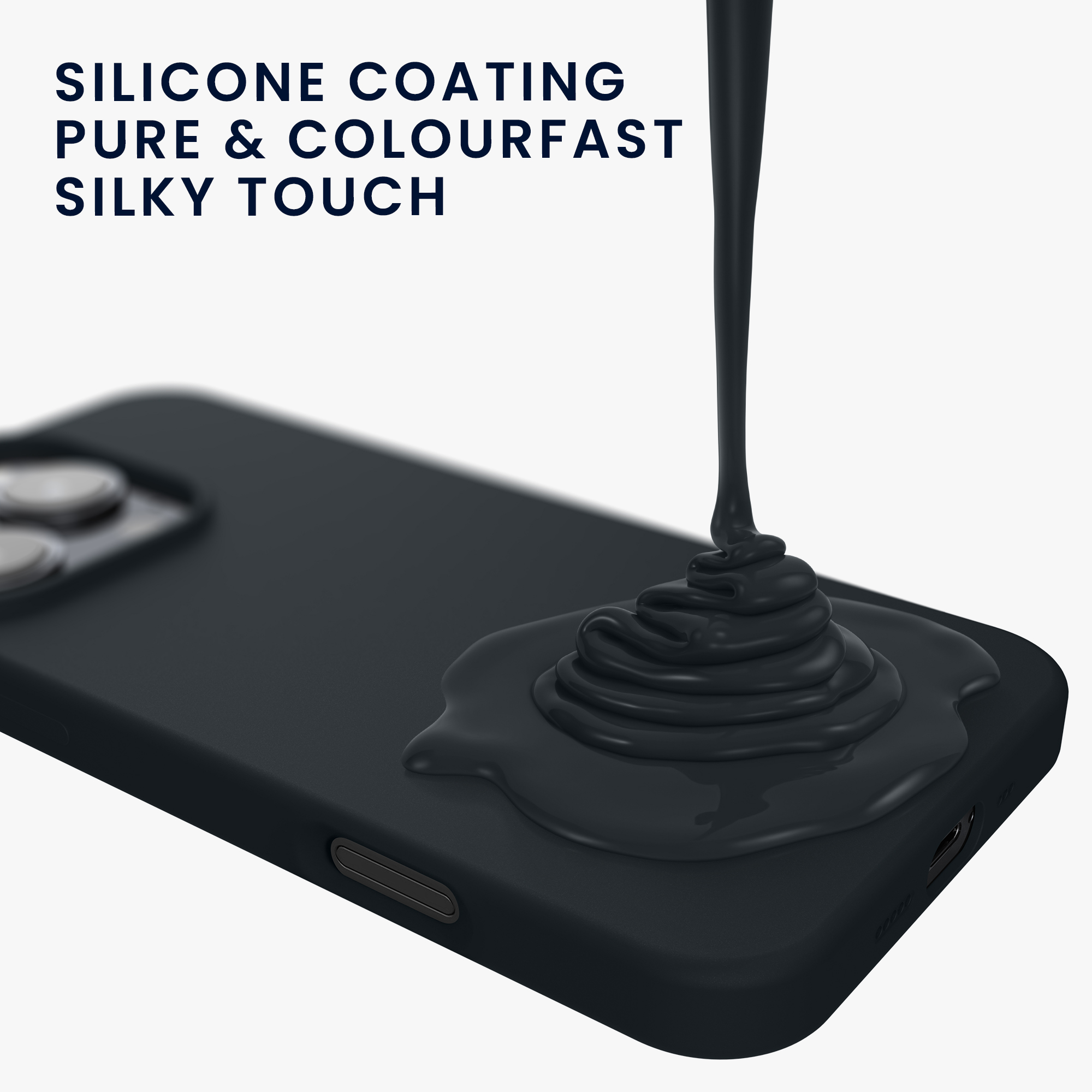 Silikonový kryt na mobil Apple iPhone 16 Pro kwmobile - modrá