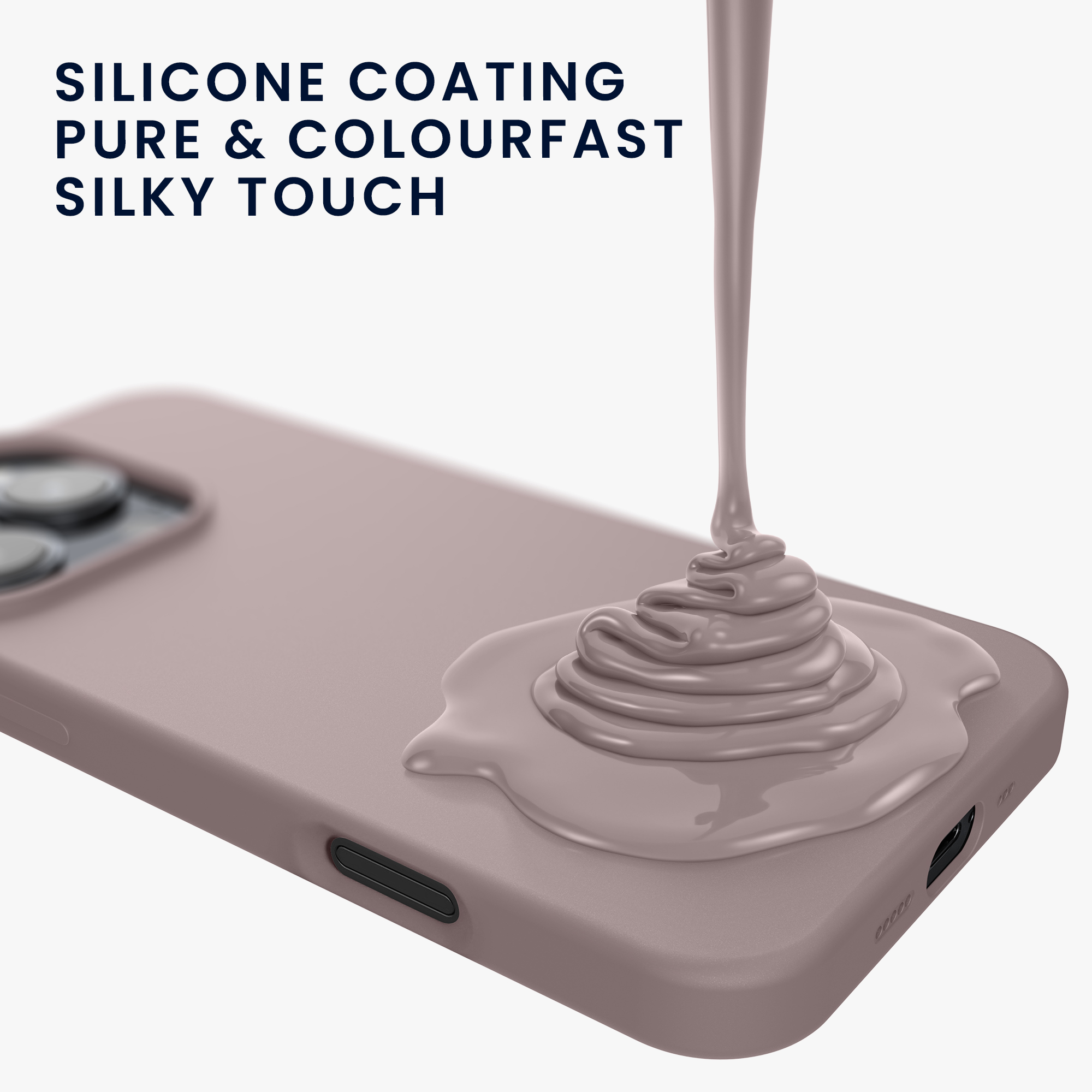 Silikonový kryt na mobil Apple iPhone 16 Pro kwmobile - fialová