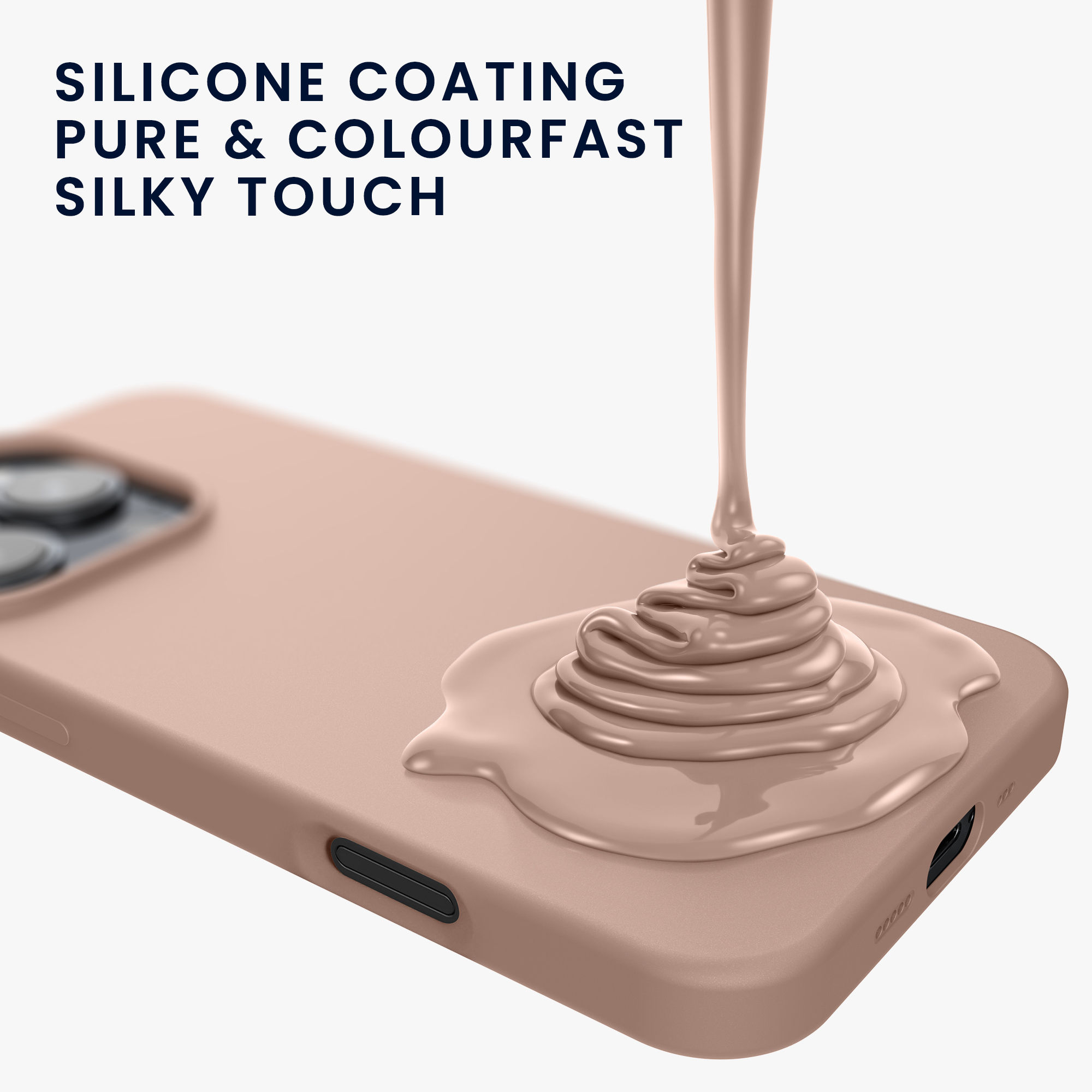 Silikonový kryt na mobil Apple iPhone 16 Pro Max kwmobile - růžová
