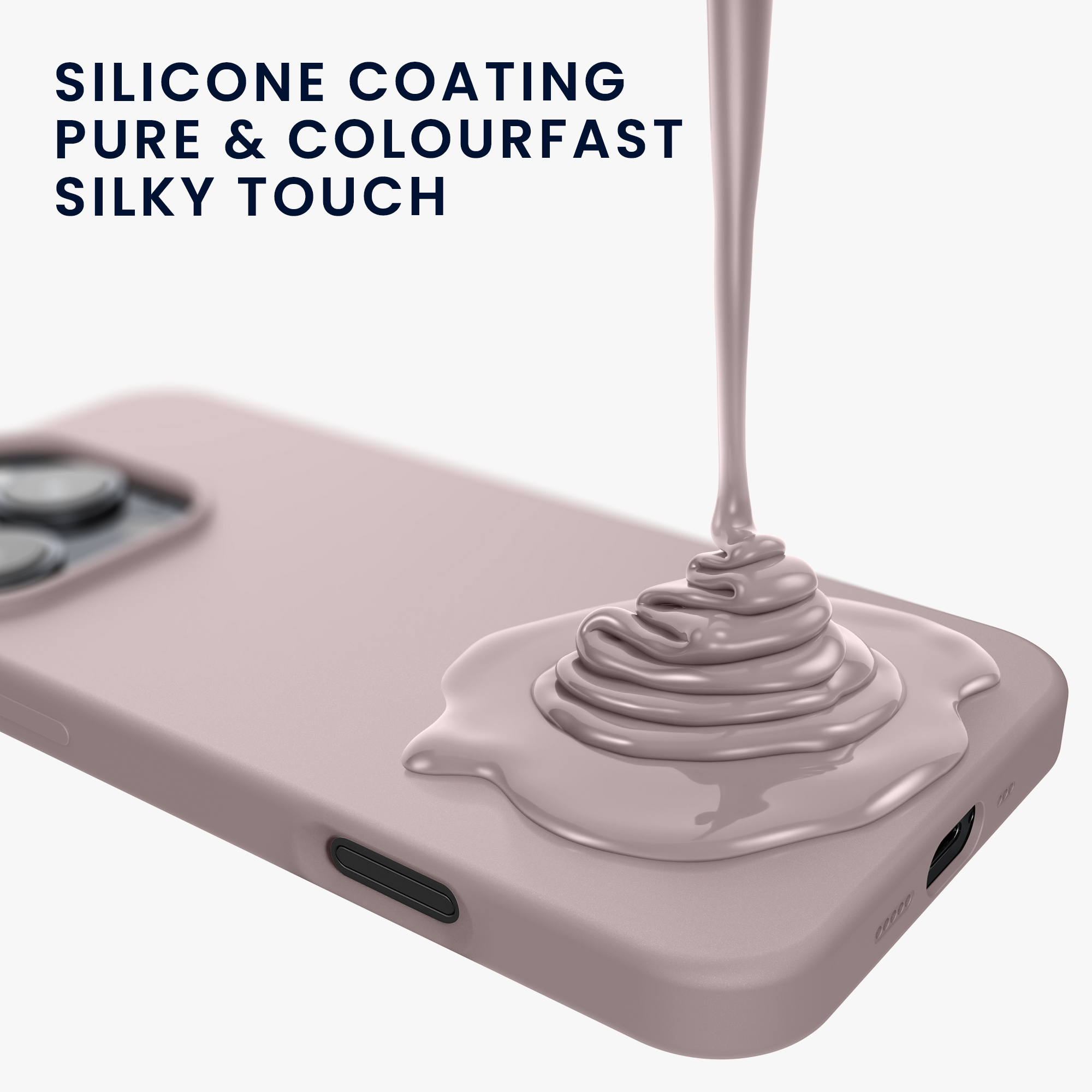 Silikonový kryt na mobil Apple iPhone 16 Pro Max kwmobile - fialová
