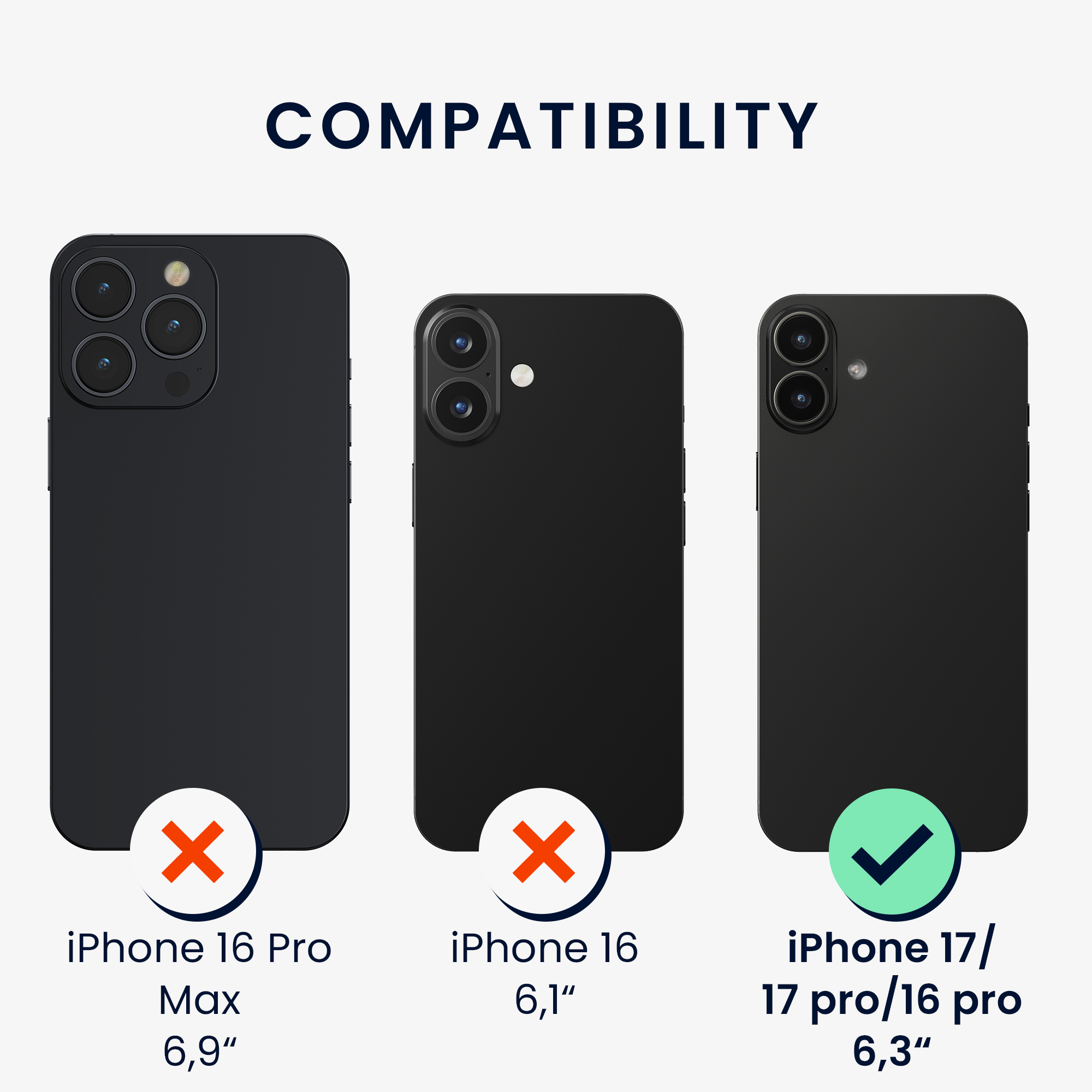 Ochranná fólie na displej Apple iPhone 16 Pro / iPhone 17 / iPhone 17 Pro kwmobile