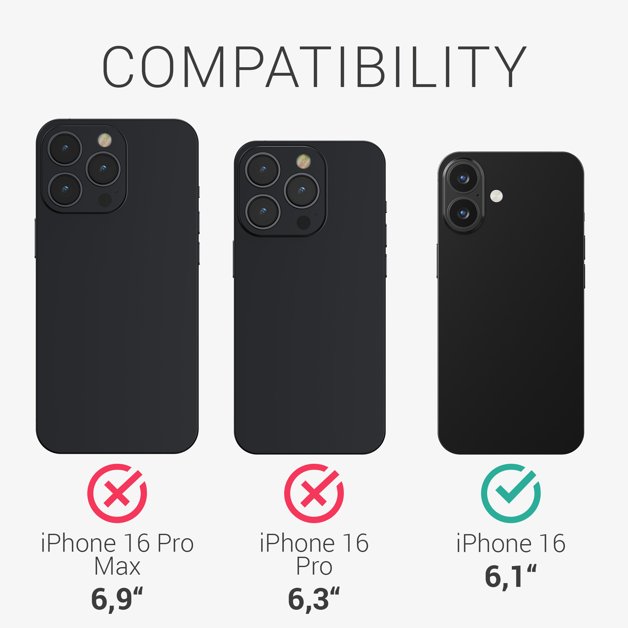 Matná ochranná fólie kwmobile pro iPhone 16
