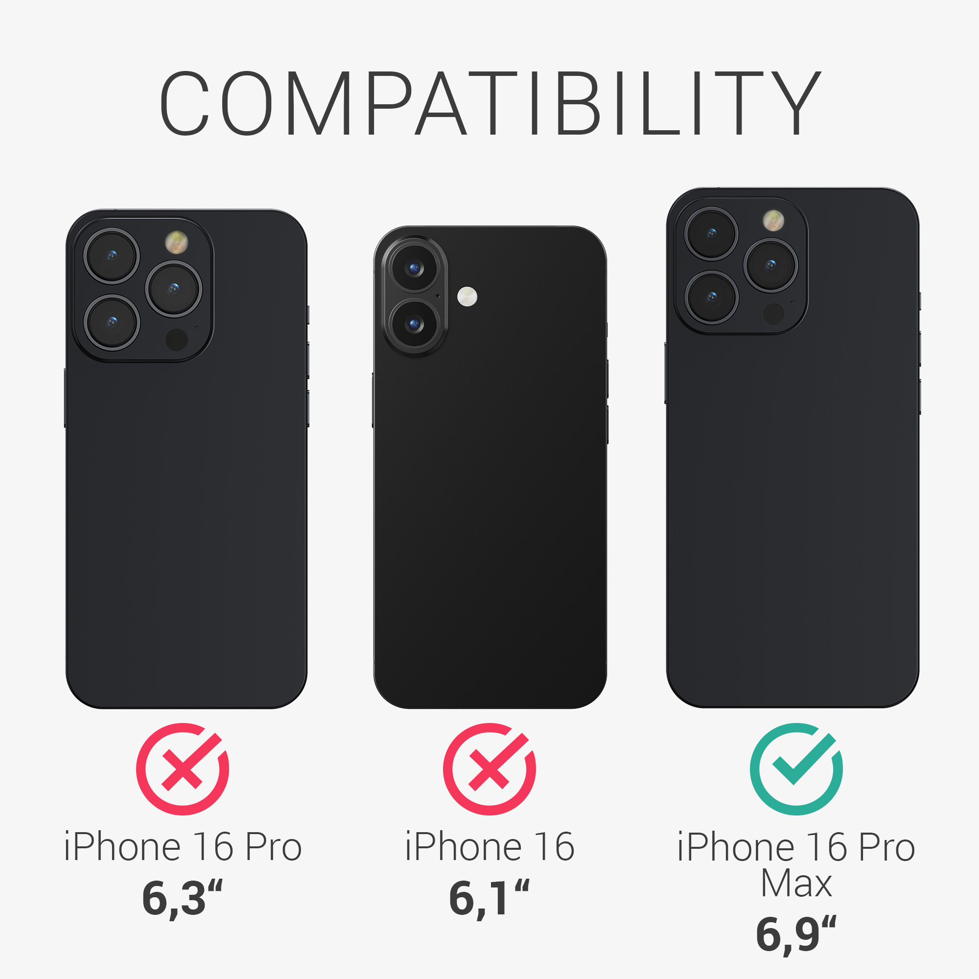 Ochranná fólie Kwmobile pro iPhone 16 Pro Max - matná