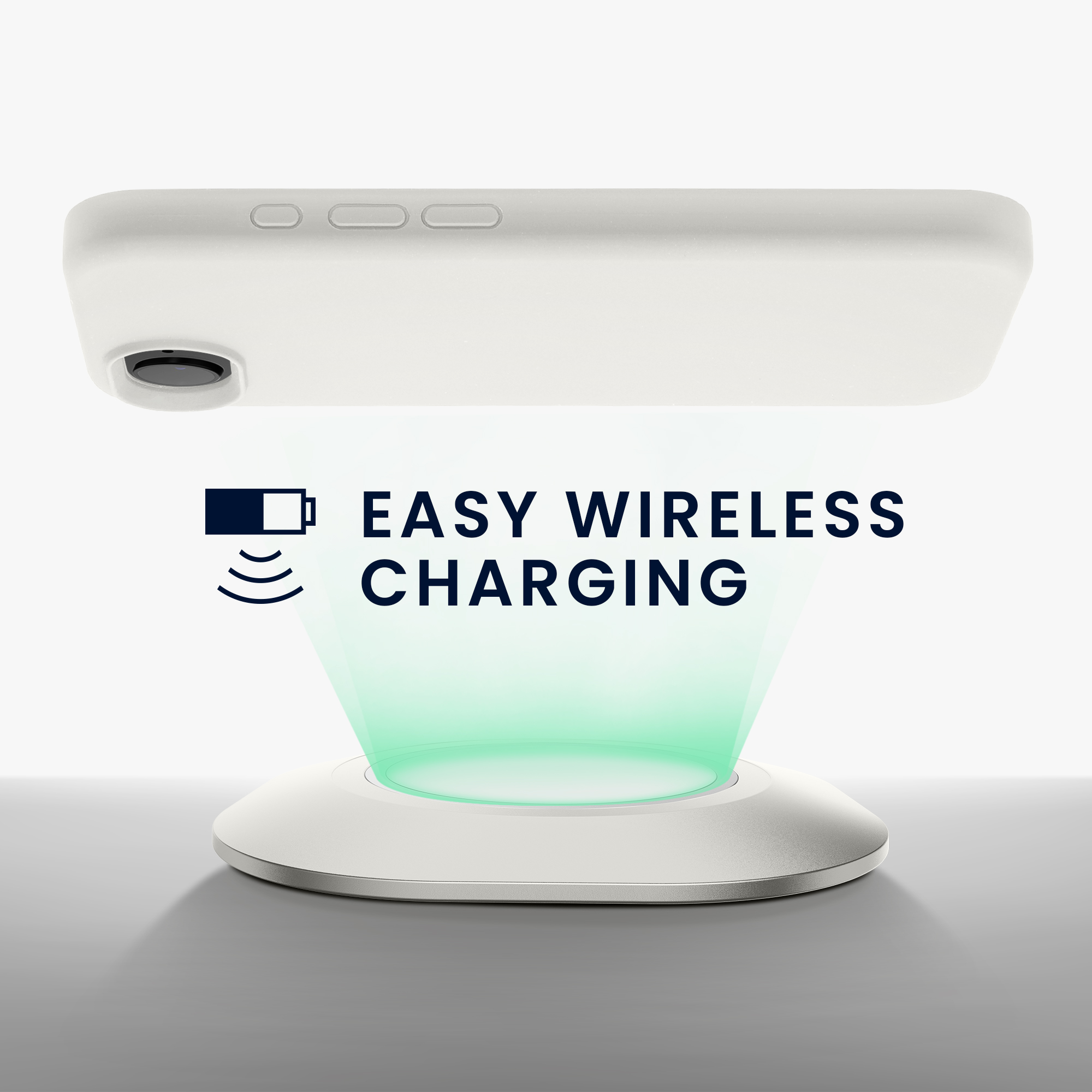 Silikonový kryt kwmobile pro Apple iPhone 17e / iPhone 16e - bílá