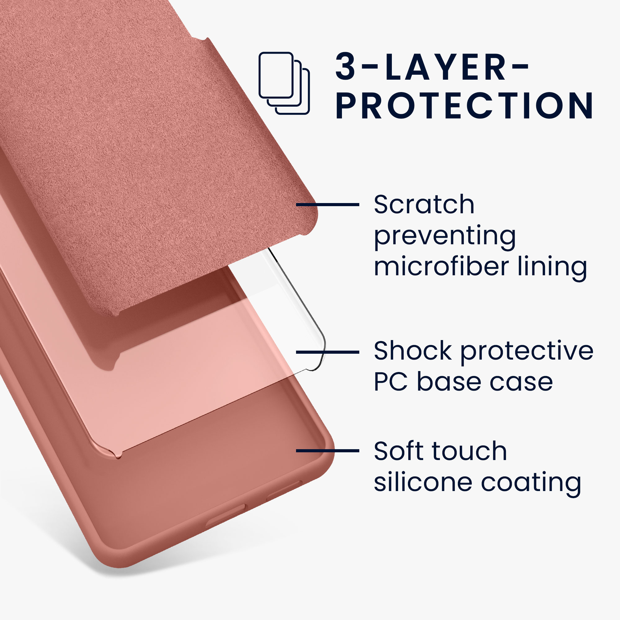 Silikonový kryt Kwmobile pro iPhone 17e / 16e - wireless charging winter rose