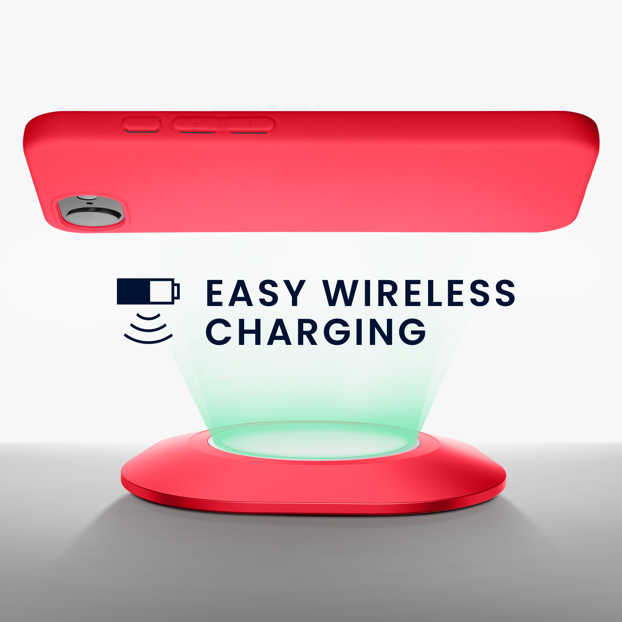 Silikonový kryt Kwmobile pro iPhone 17e / 16e - neonově růžová