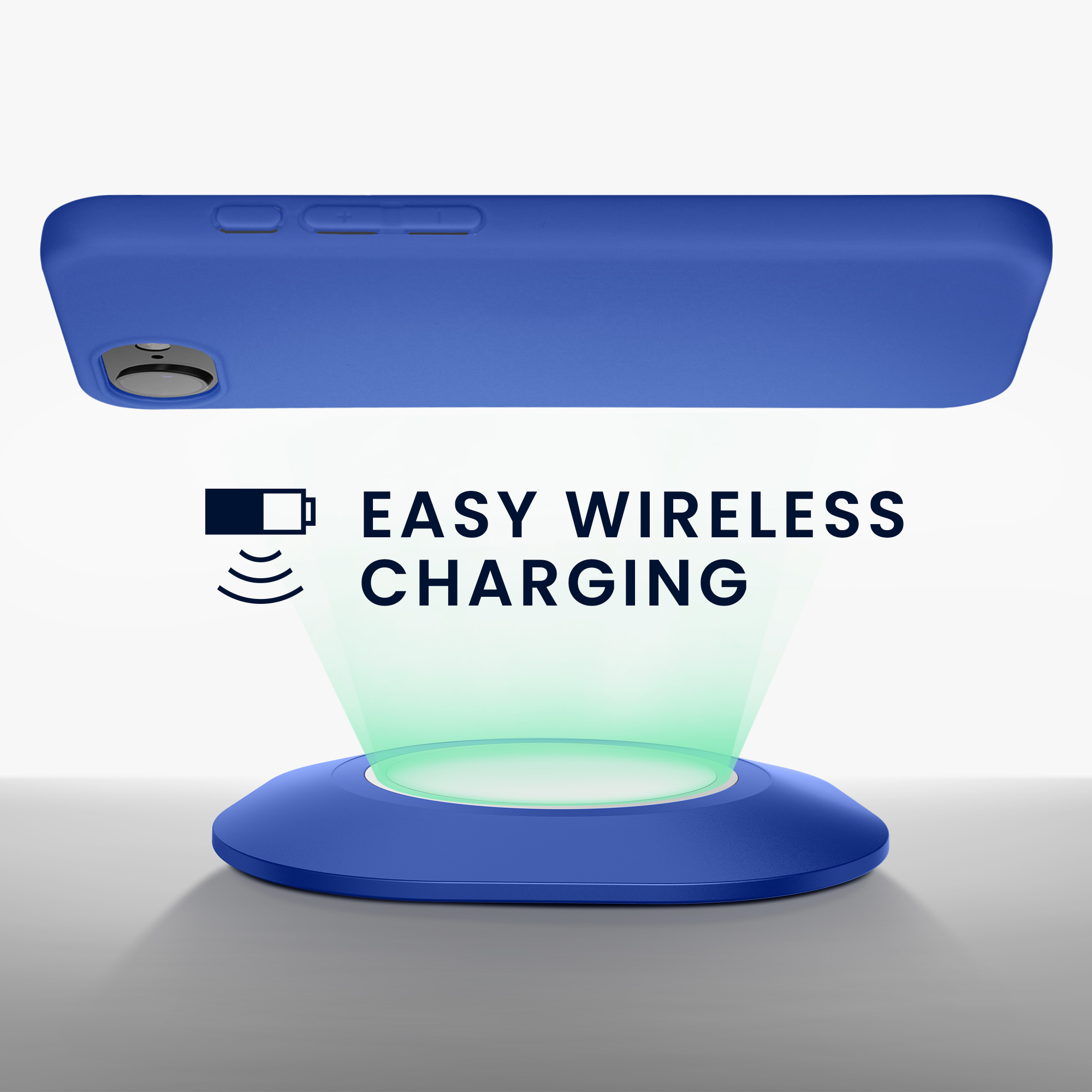 Silikonový kryt kwmobile pro Apple iPhone 17e / iPhone 16e - modrá