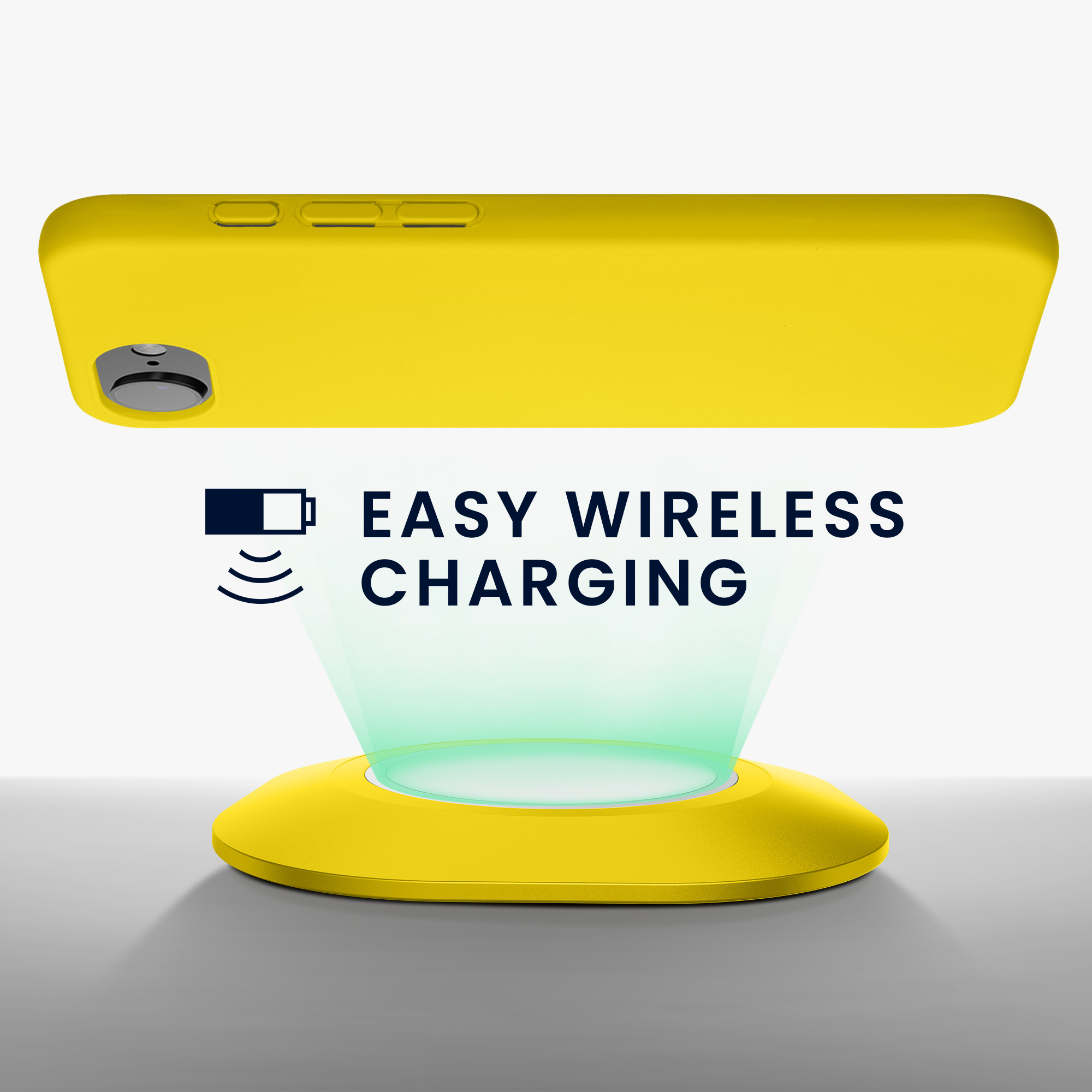 Silikonový kryt kwmobile pro Apple iPhone 17e / iPhone 16e - žlutá