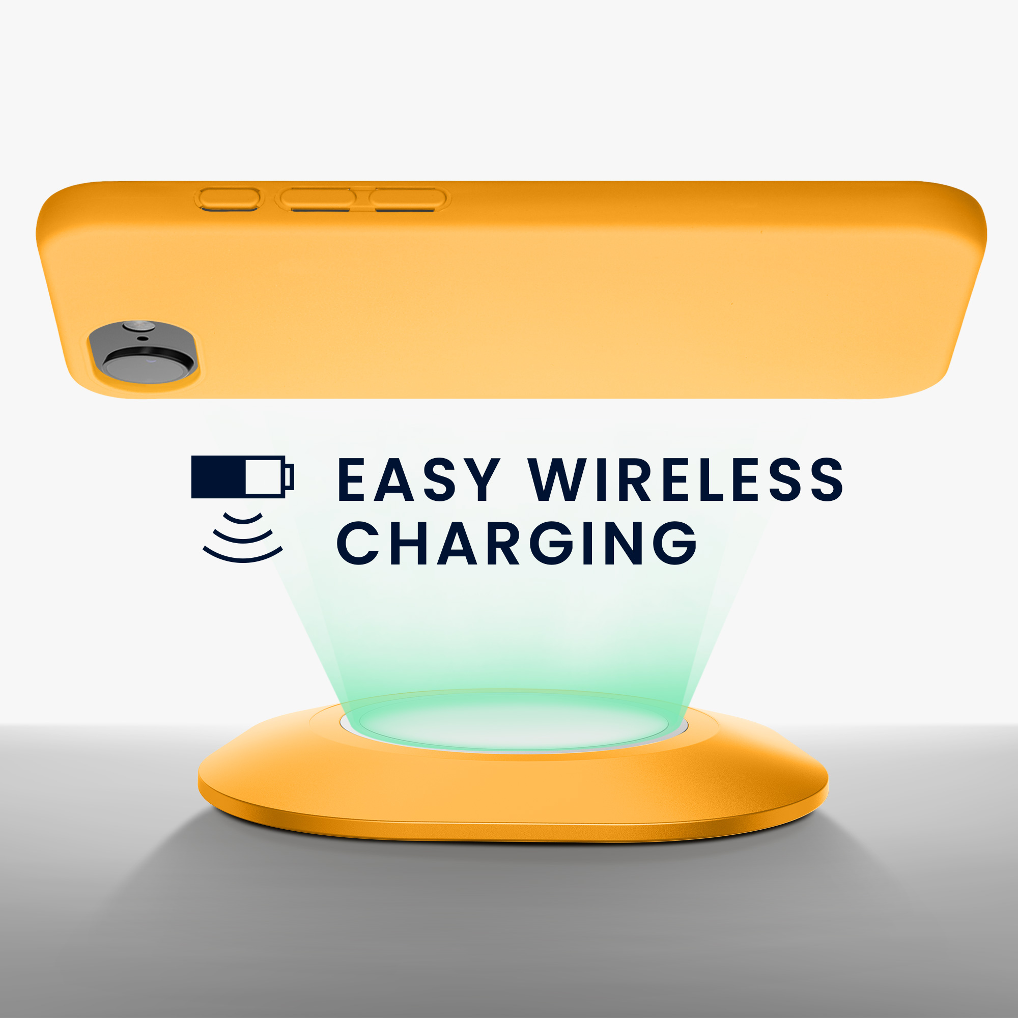 Silikonový kryt kwmobile pro Apple iPhone 17e / iPhone 16e - oranžová