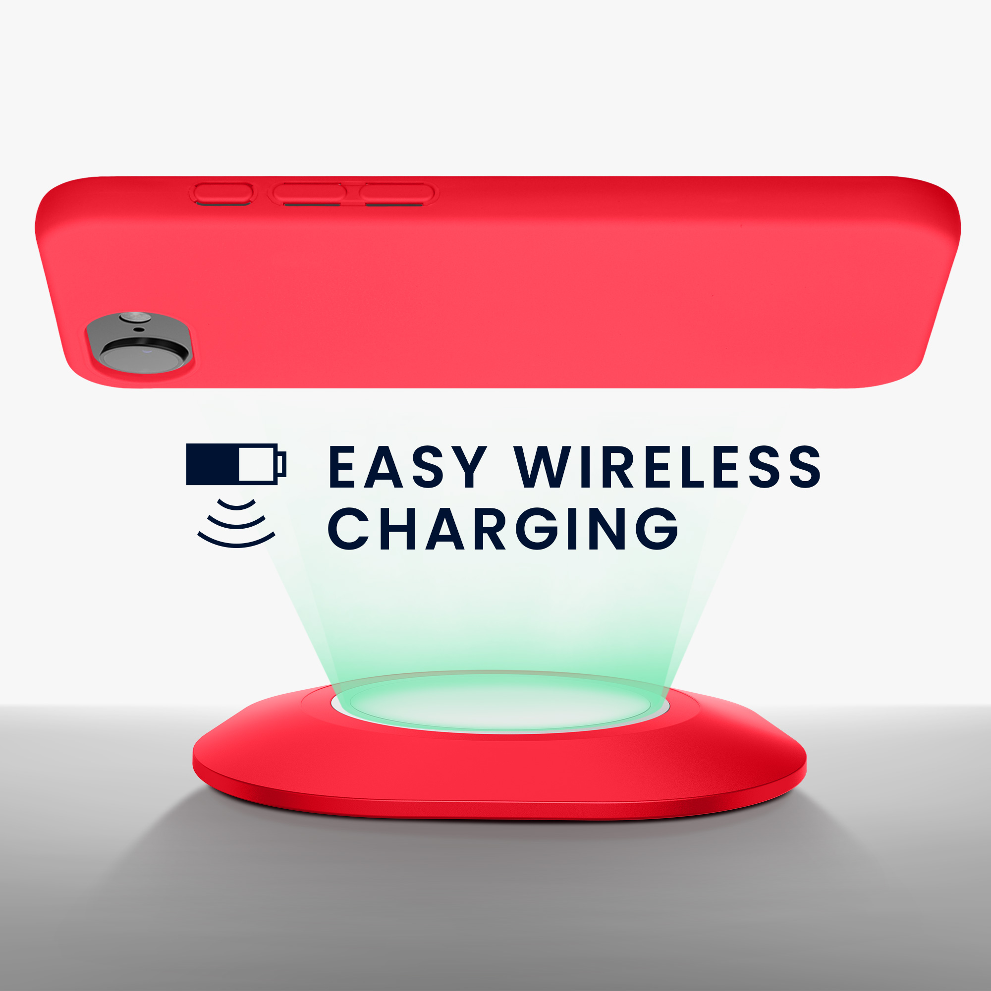 Silikonový kryt Kwmobile pro iPhone 17e / 16e - neonově růžová