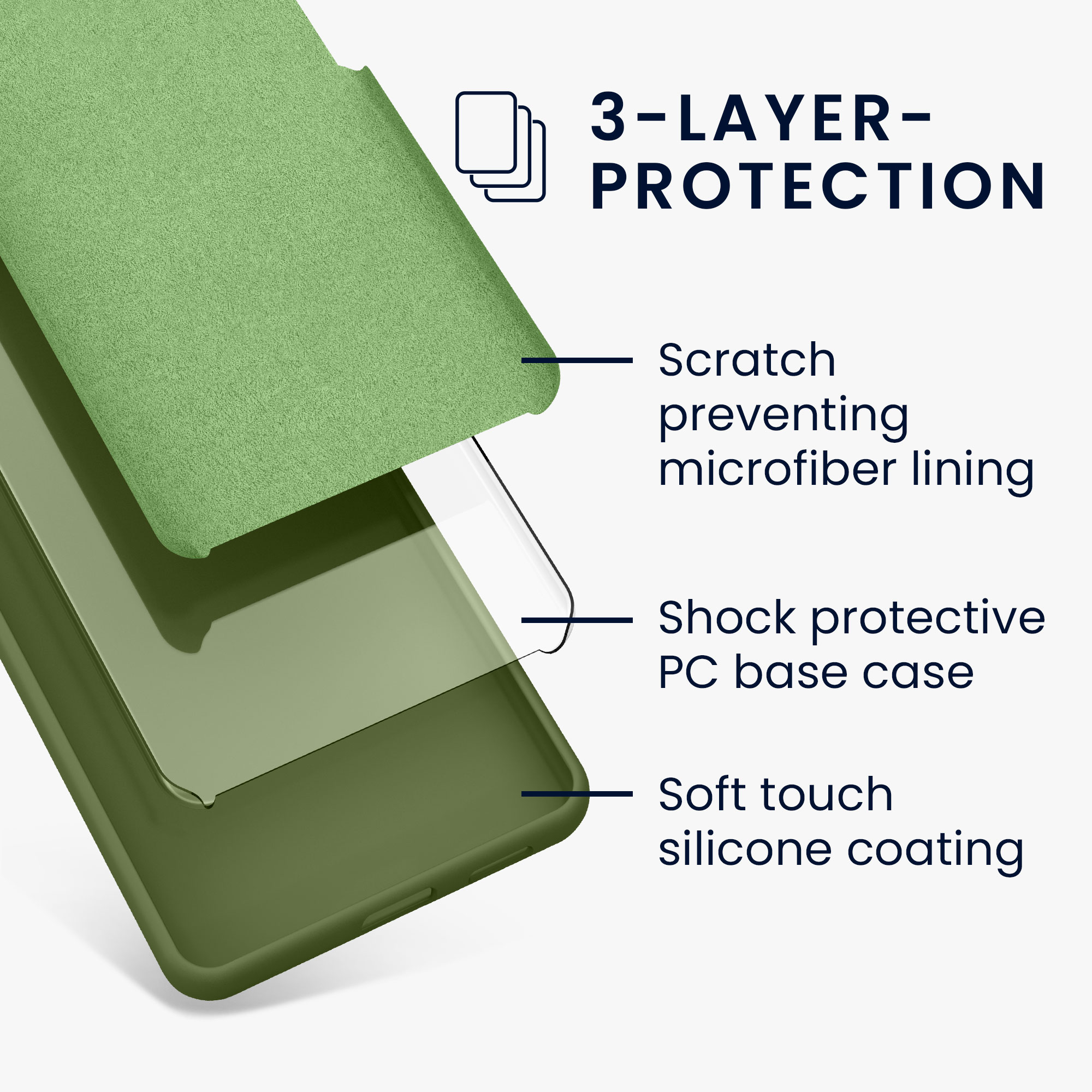 Silikonový kryt kwmobile pro Motorola Moto G56 5G - Trávově zelená