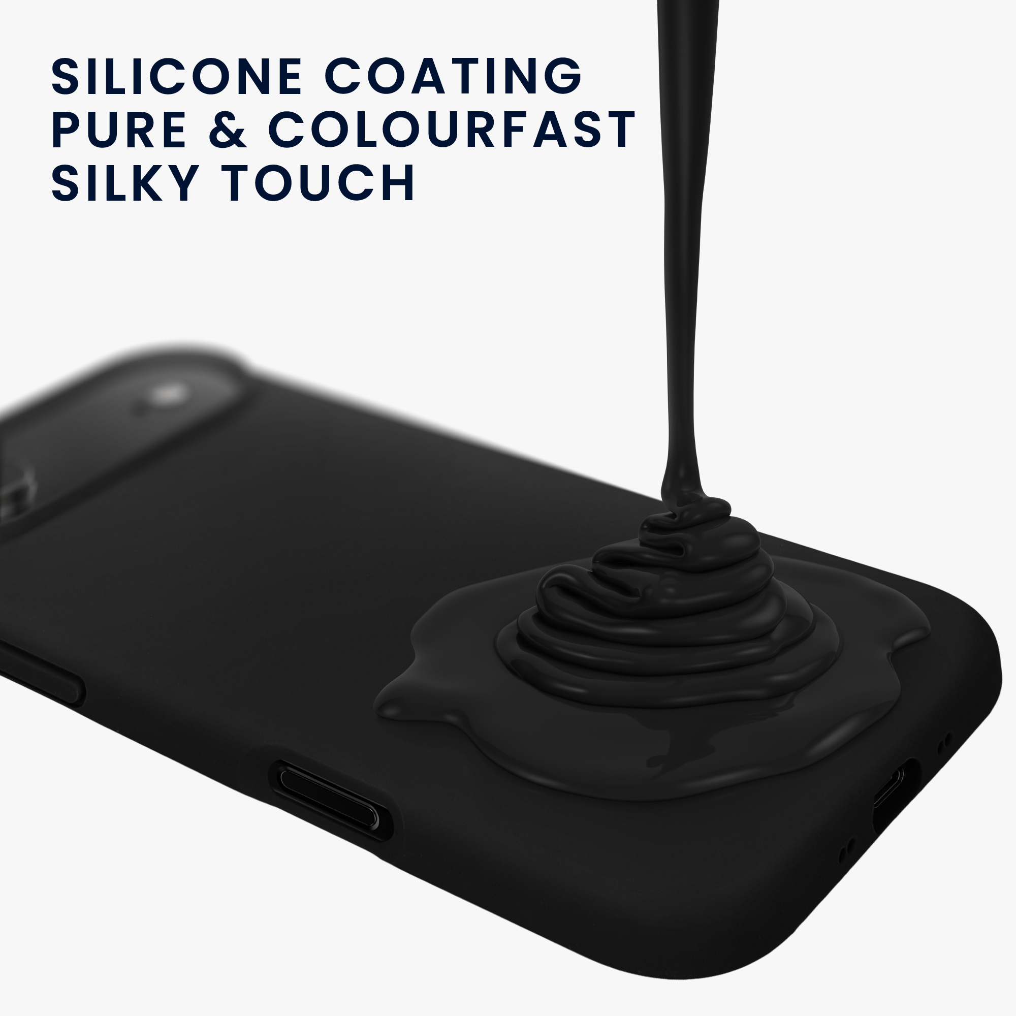 kwmobile TPU silikonový kryt pro Apple iPhone Air, měkký povrch, černá