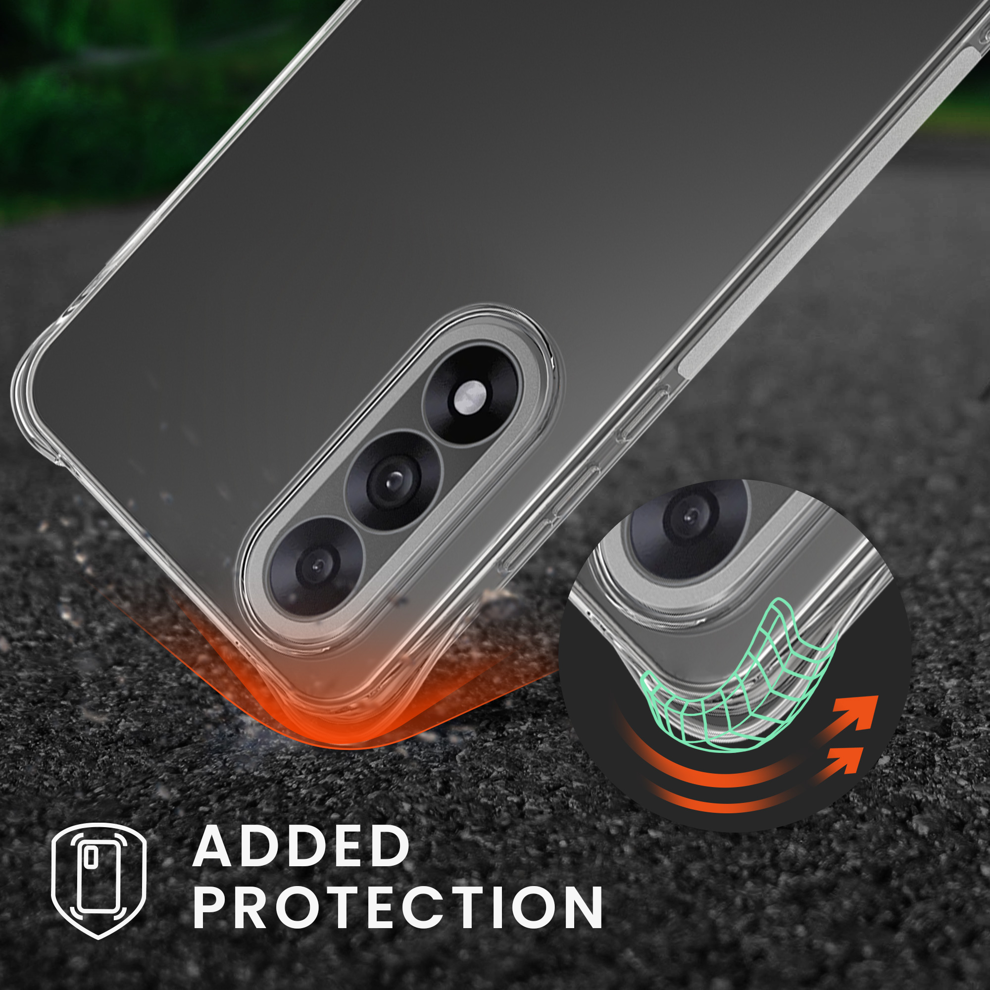 Crossbody kryt kwmobile pro OnePlus Nord 5, černá / transparentní