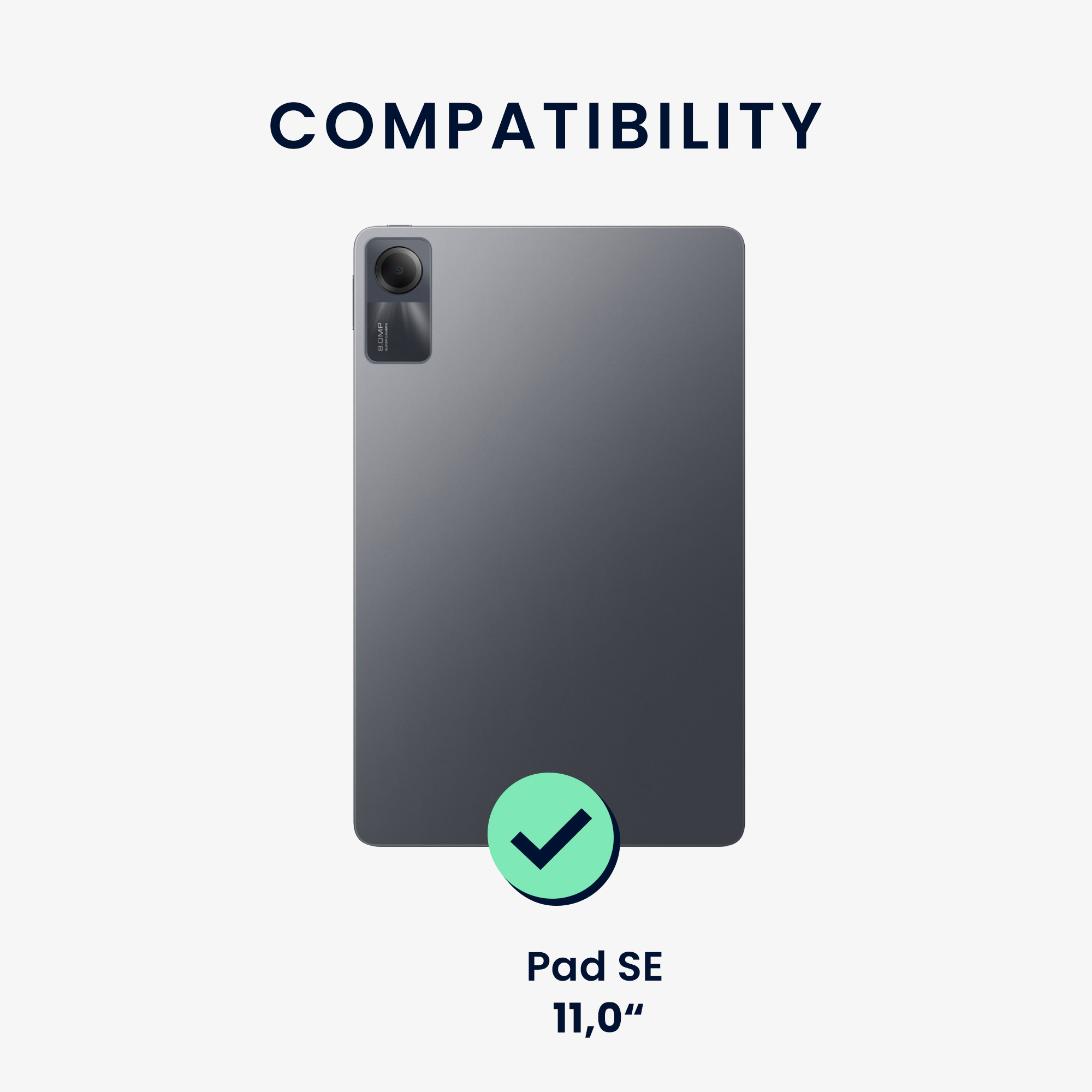 Pouzdro na tablet kwmobile pro Xiaomi Redmi Pad SE - antracitová