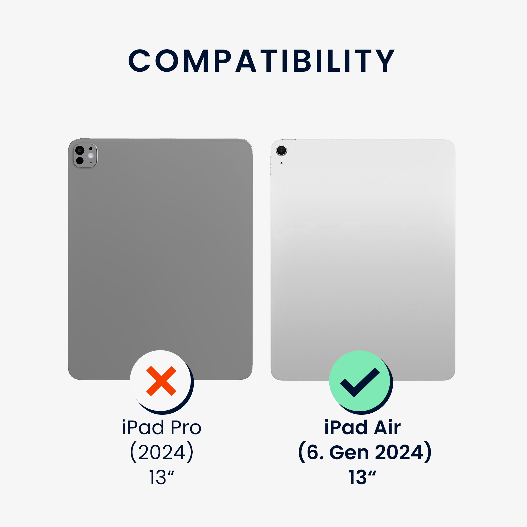 Ochranná fólie kwmobile iPad Air 13″ (6. Gen 2024) - 2 ks, anti-fingerprint