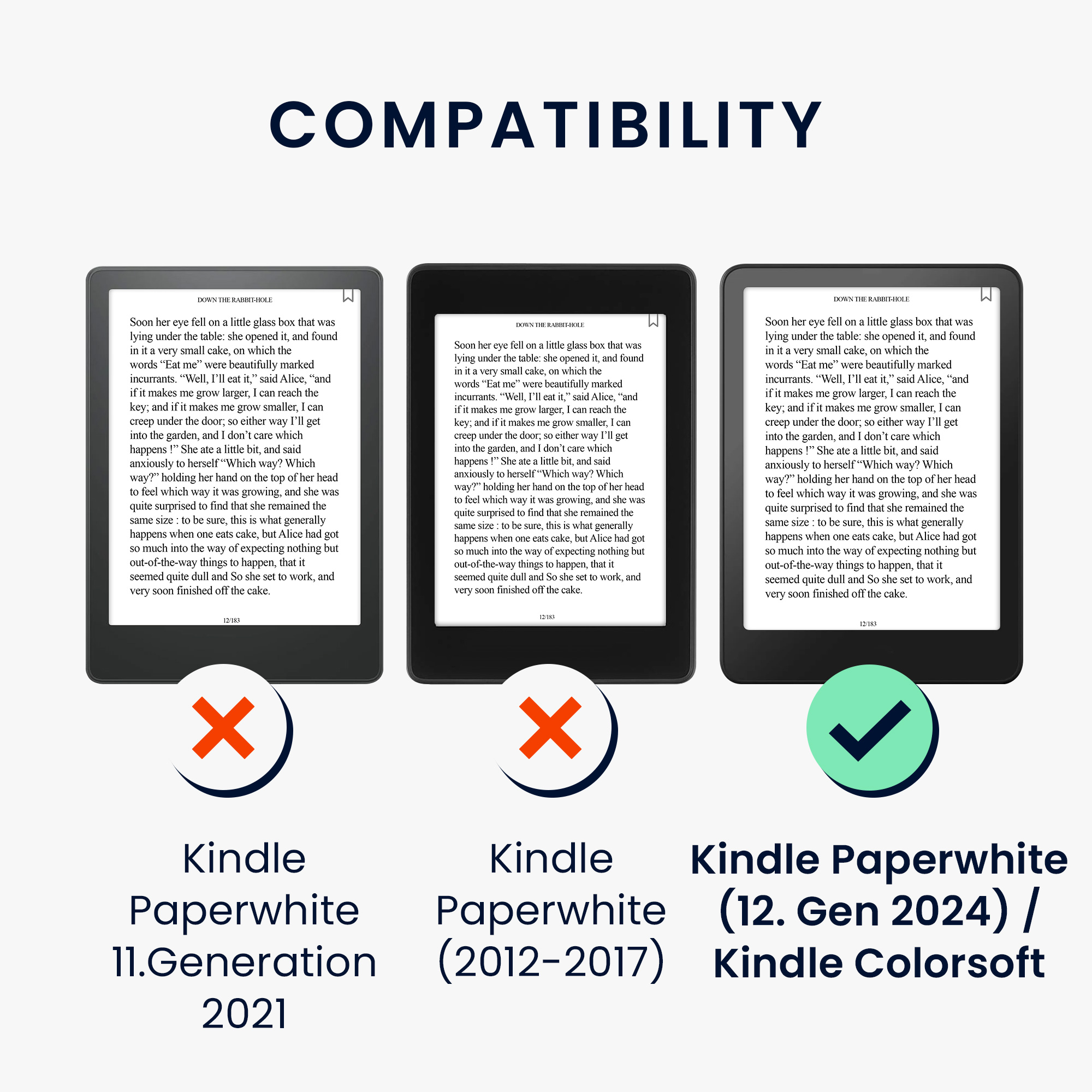 Pouzdro na čtečku kwmobile Kindle Paperwhite 2024 / Colorsoft - Navigational Compass - šedá