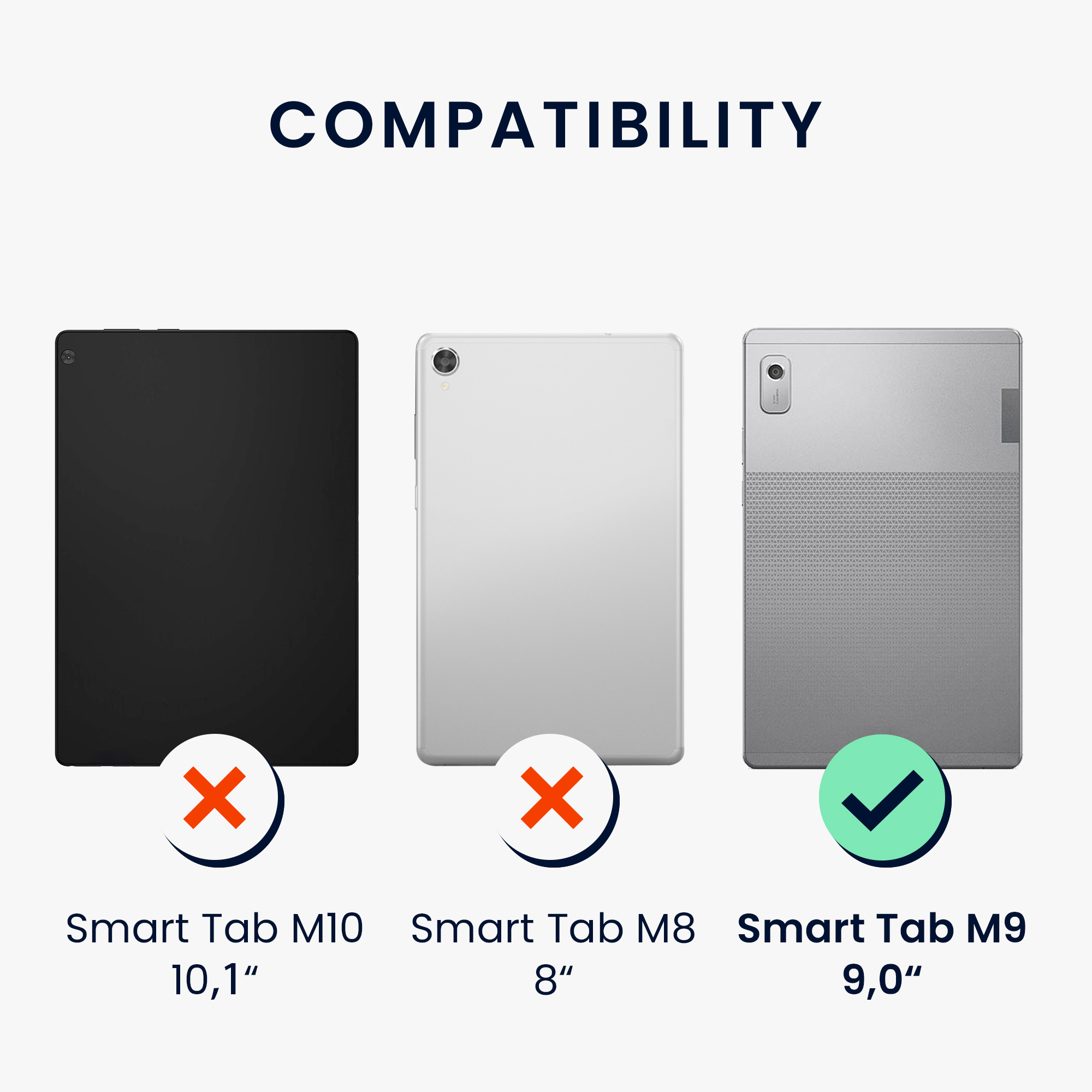 2x Ochranná fólie Lenovo Smart Tab M9 kwmobile - 2x anti-reflective matná film for tablet