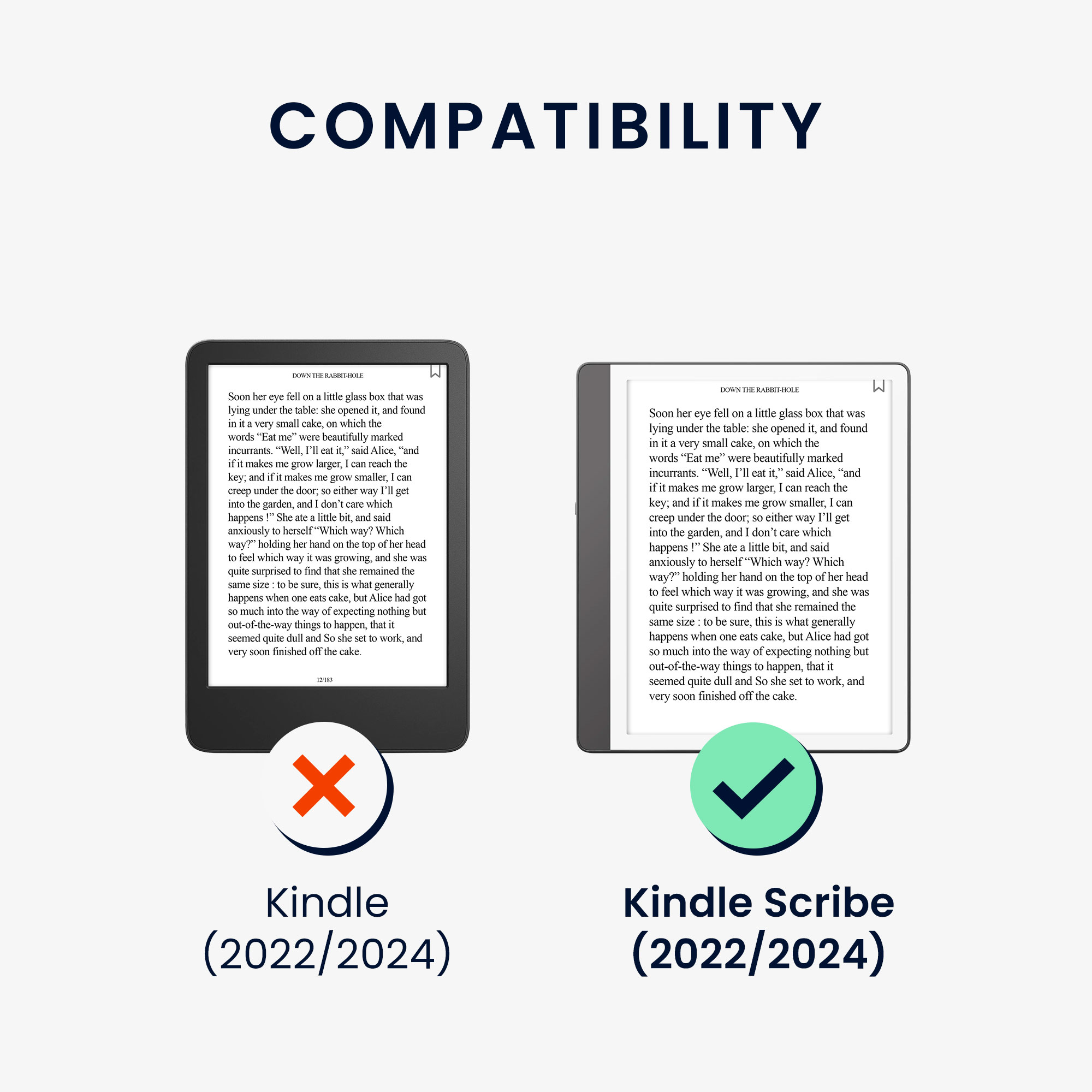 Pouzdro na čtečku kwmobile Kindle Scribe 2022/2024 - tmavě šedá