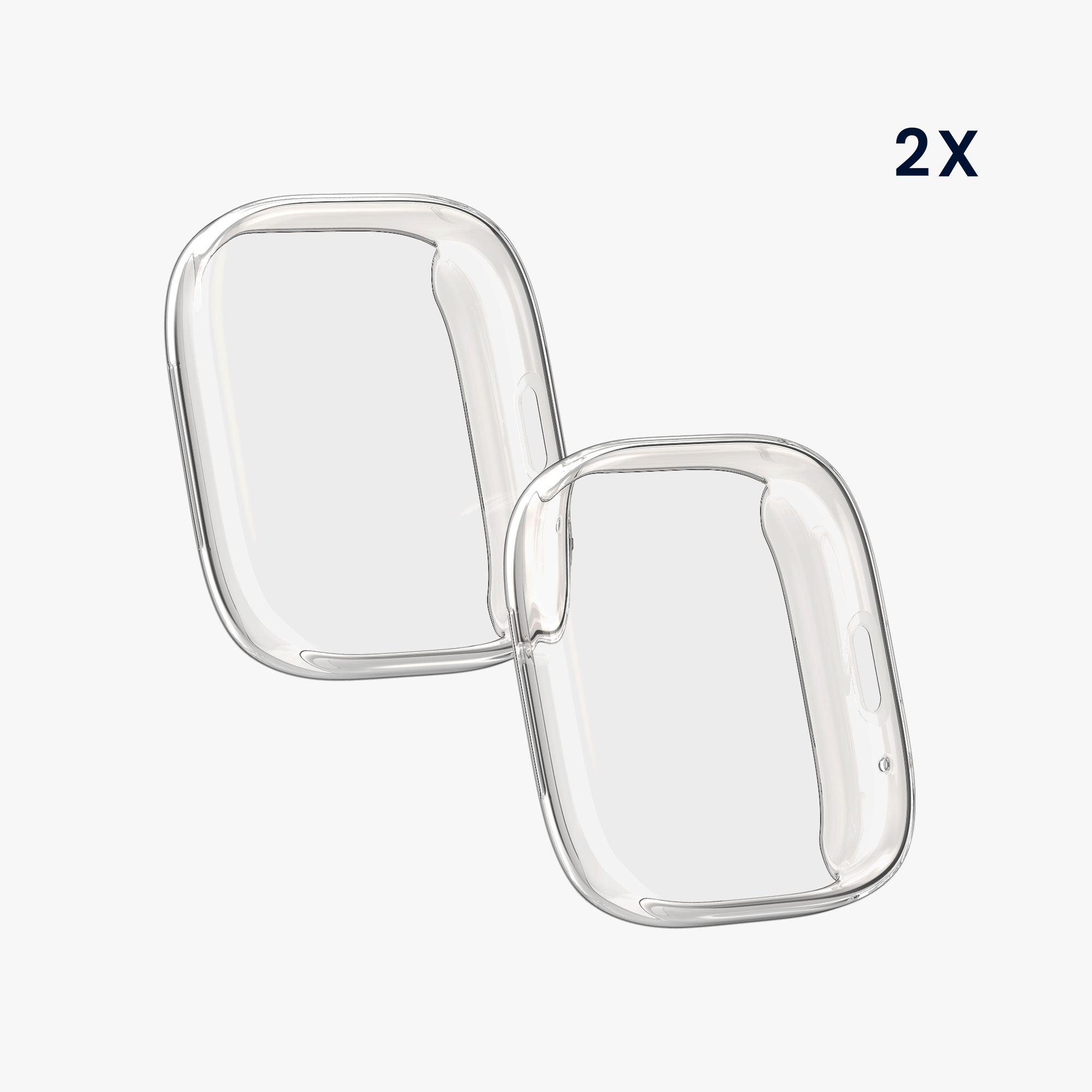 kwmobile ochranný kryt na chytré hodinky Redmi Watch 3 Active - transparentní