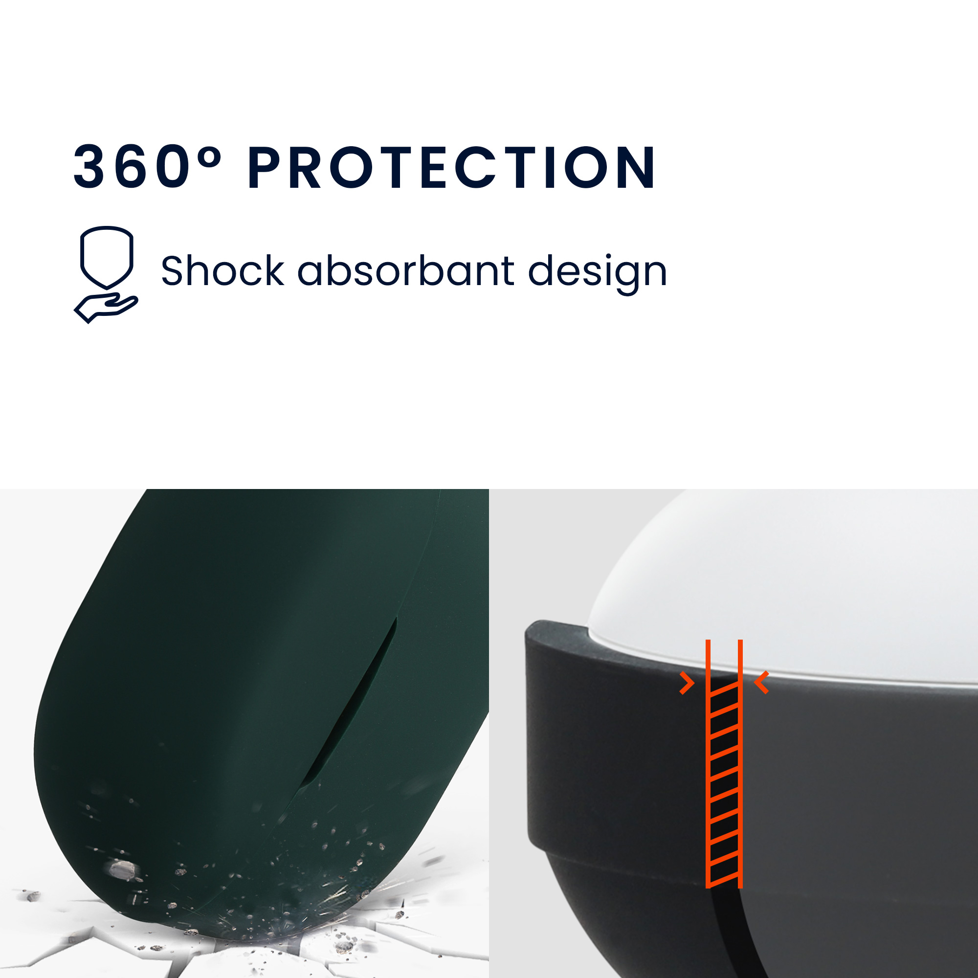 Pouzdro kwmobile pro Anker Soundcore P3i Case, tmavě zelená