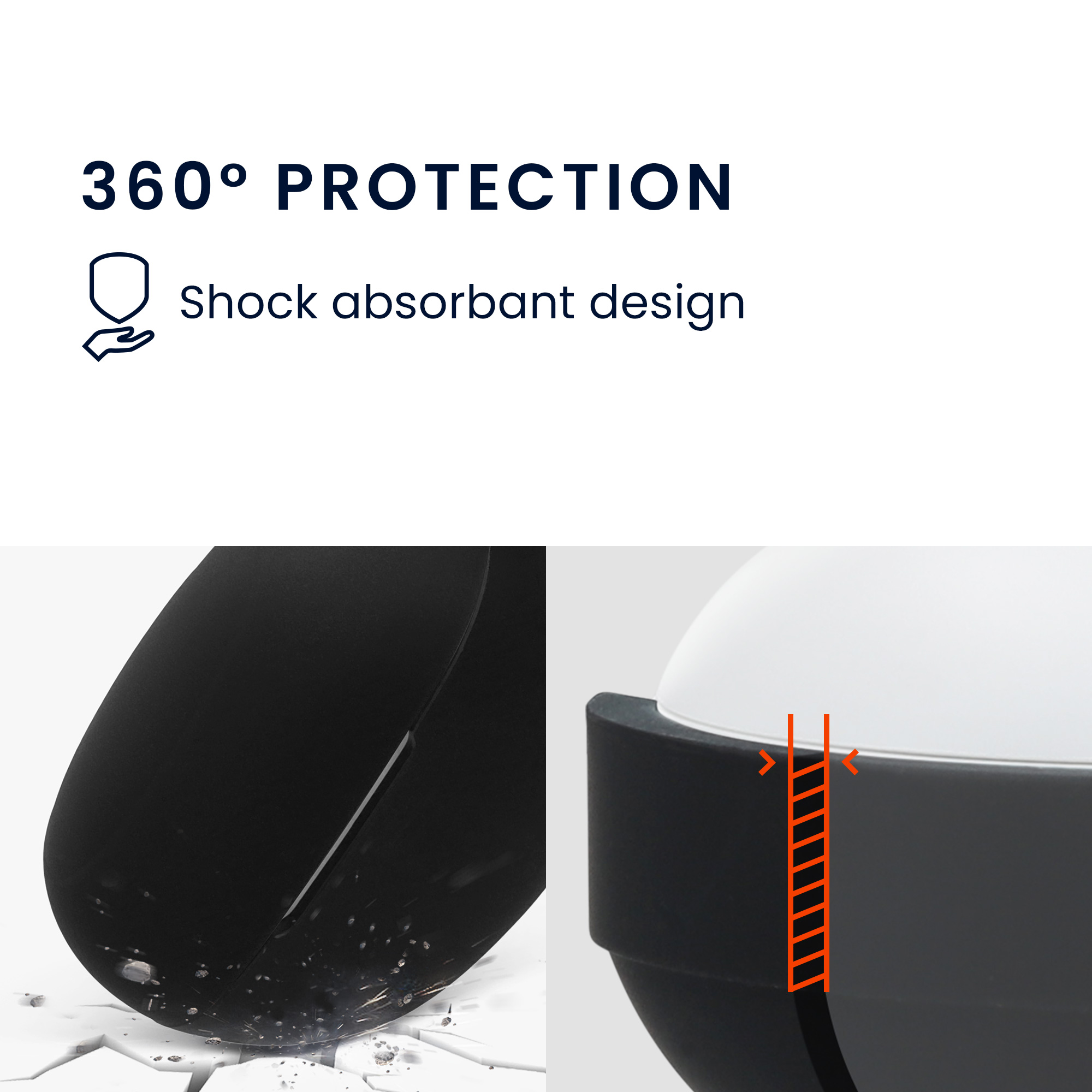 Silikonový obal nabíjecí pouzdro sluchátka Xiaomi Realme Buds Air 5 Pro černá kwmobile