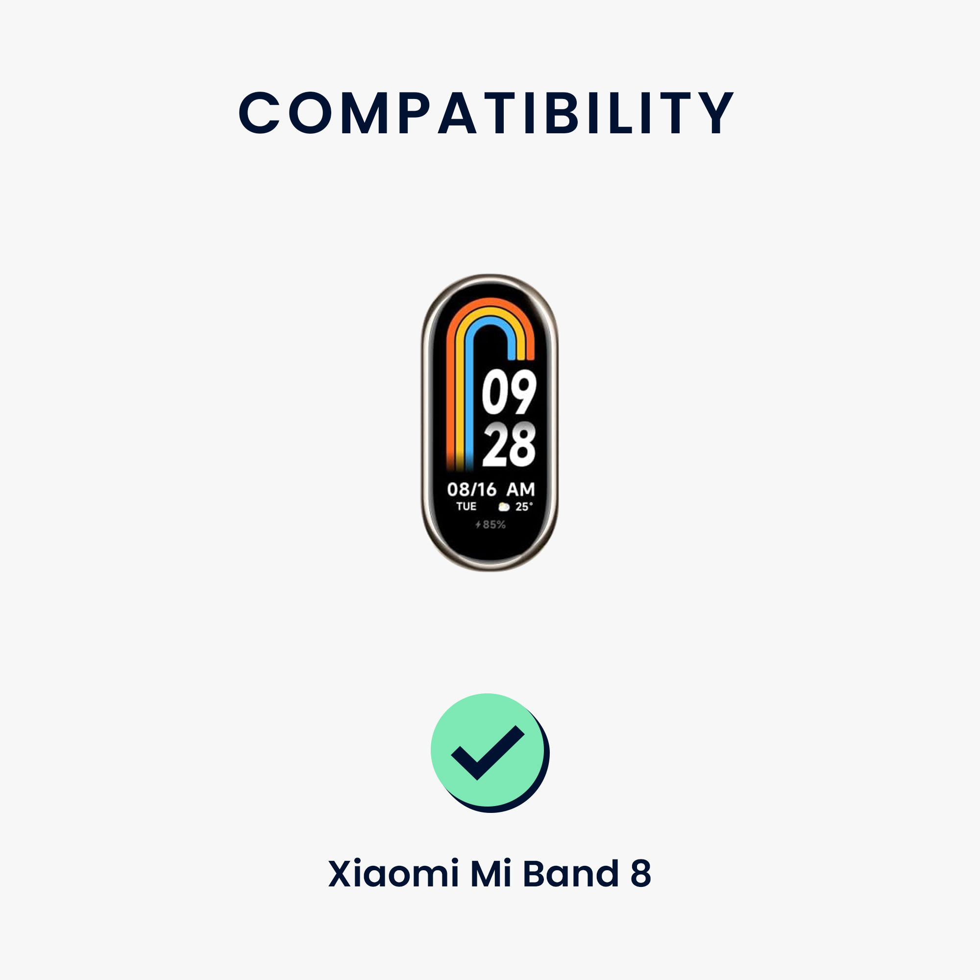 Řemínek kwmobile Xiaomi Mi, 19 cm