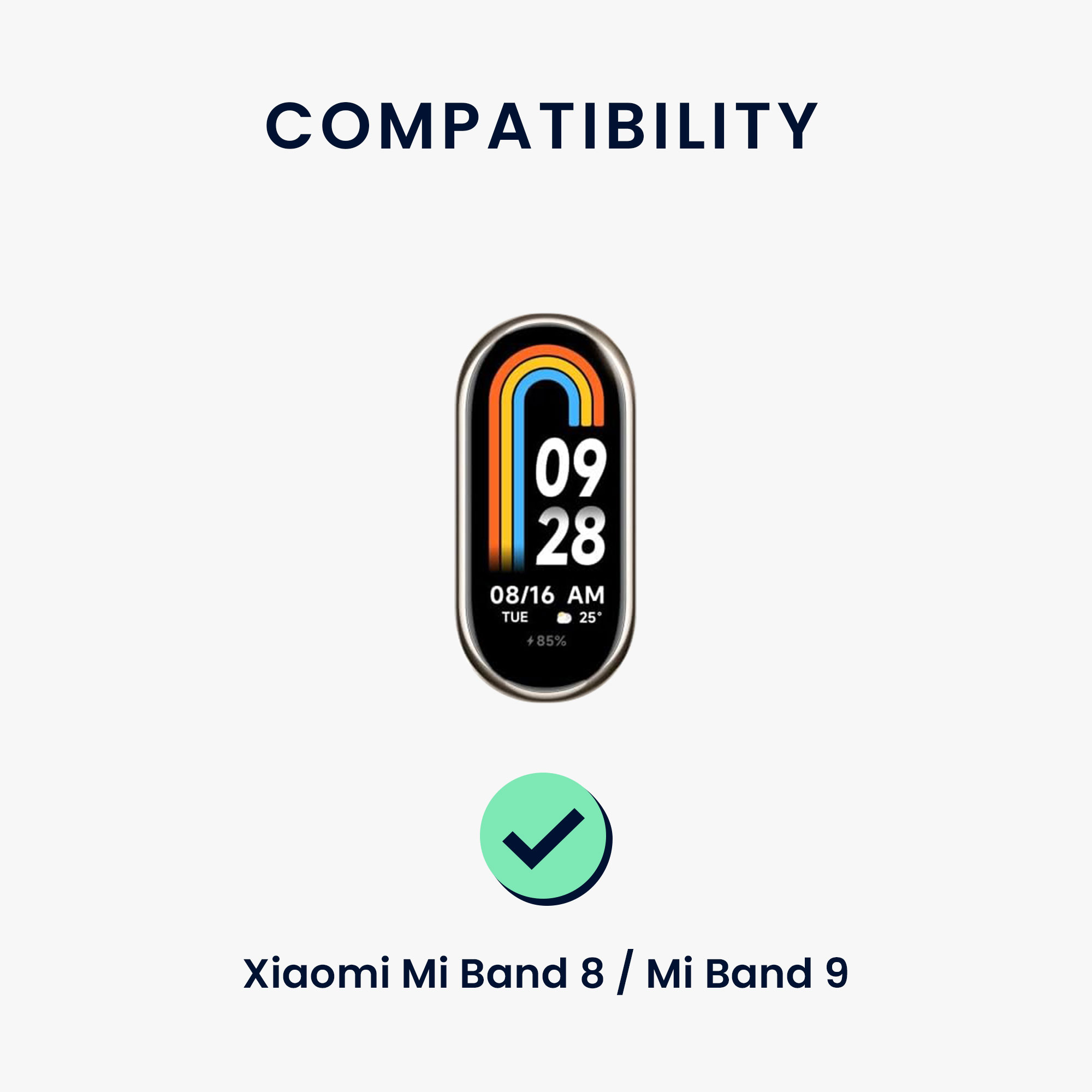 Řemínek kwmobile Xiaomi Mi, 19 cm