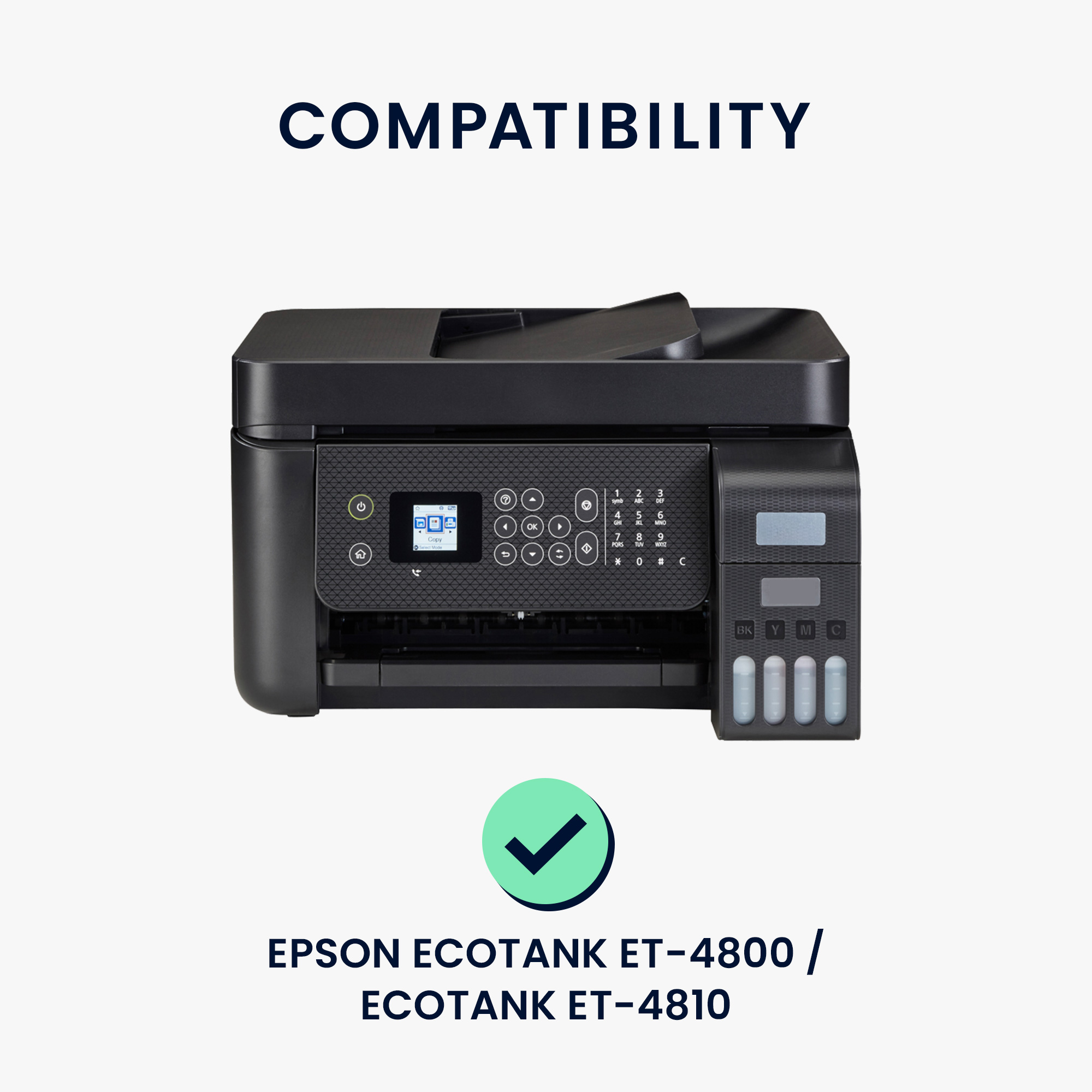 Ochranný obal na tiskárnu Epson EcoTank ET-4800 tmavě šedé