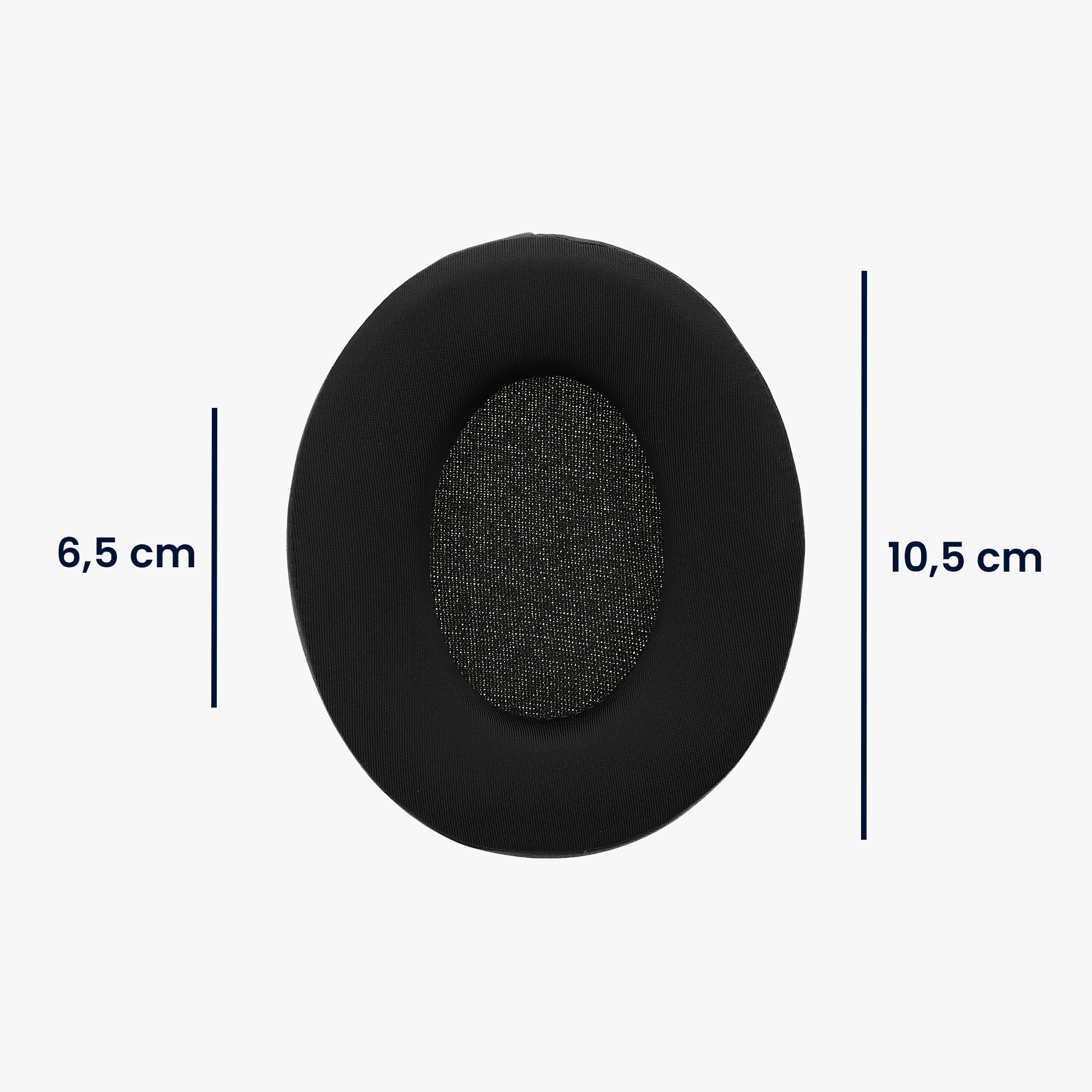 Náhradní náušníky kwmobile pro Sony WH-CH700N / WH-XB900N / WH-CH710N / WH-CH720N / MDR-10R - 2 ks - černá